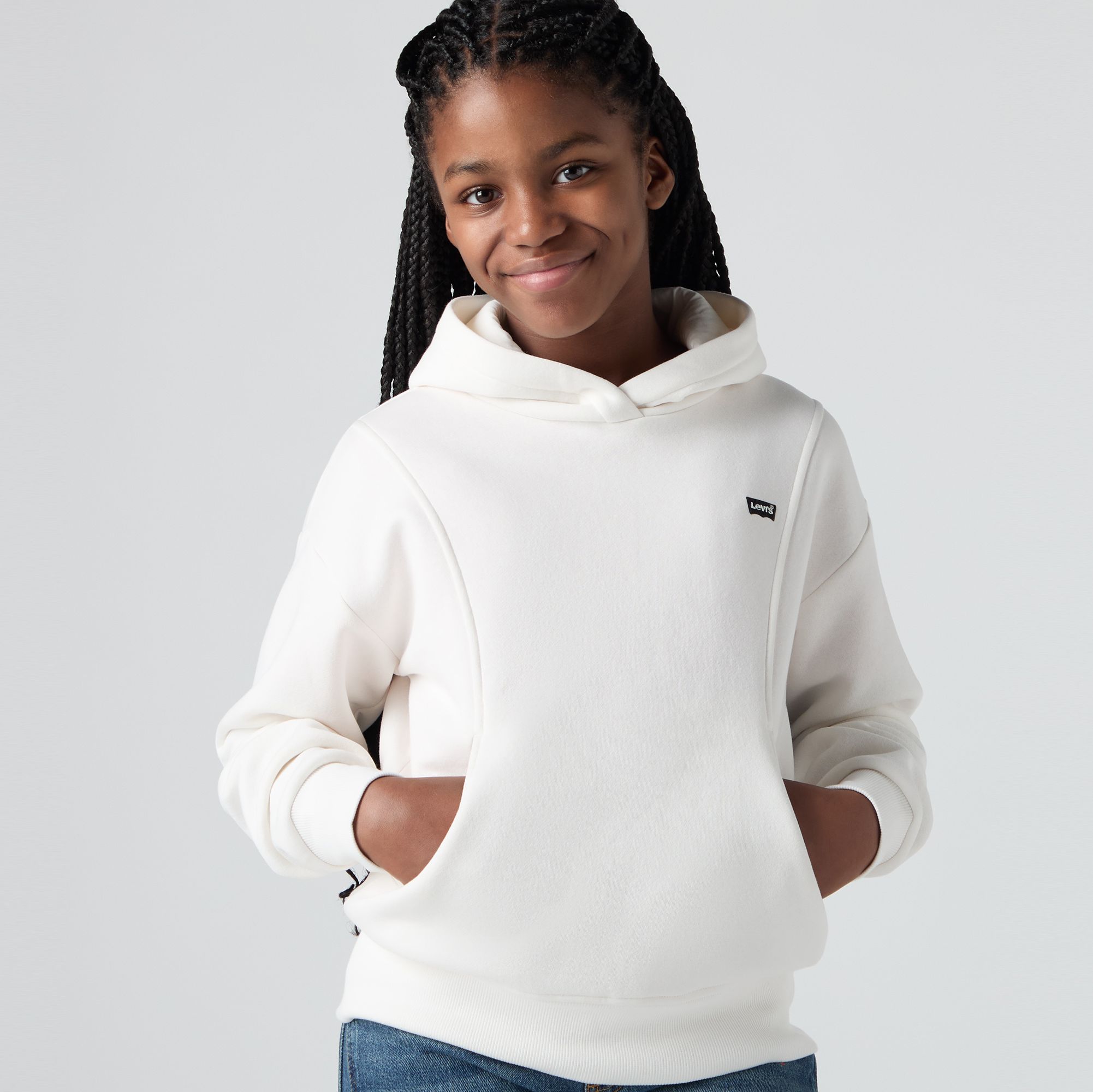Batwing Patch Hoodie voor tieners 3