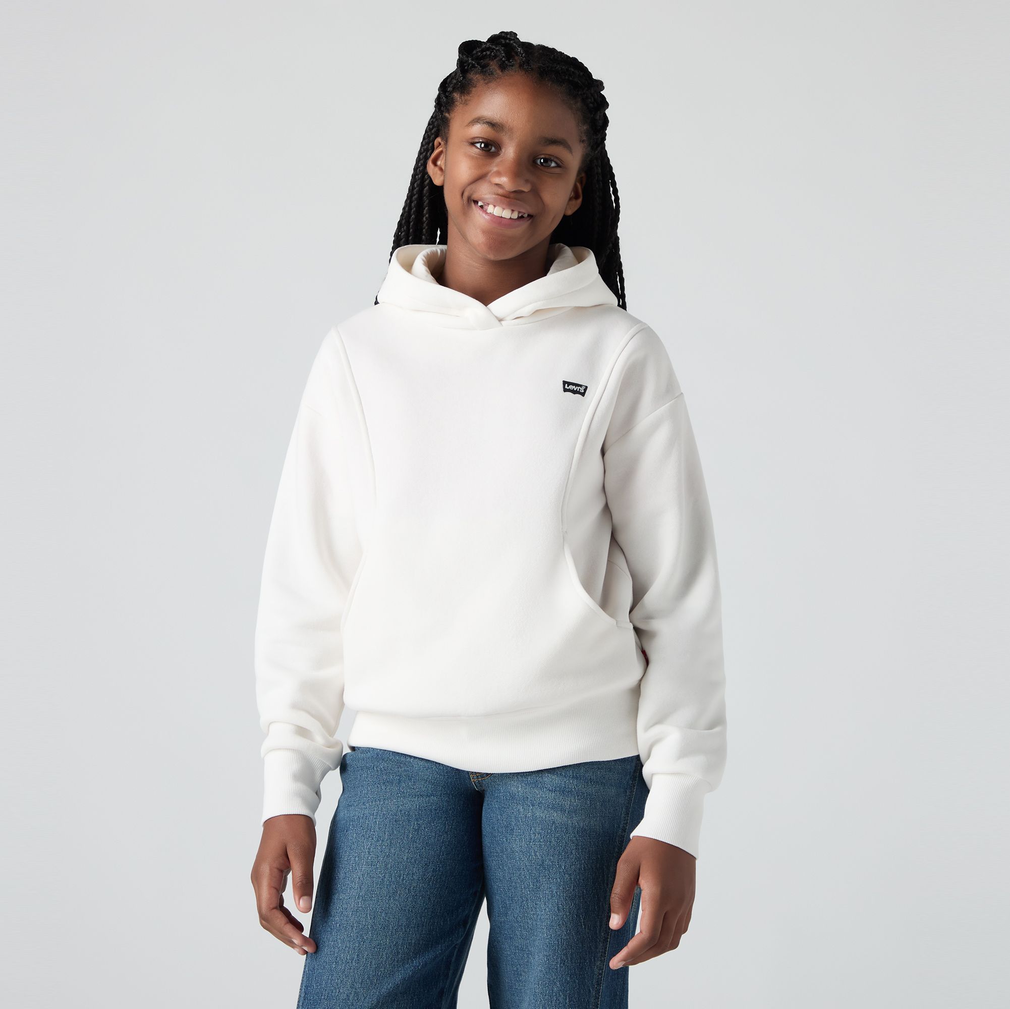 Batwing Patch Hoodie voor tieners 1