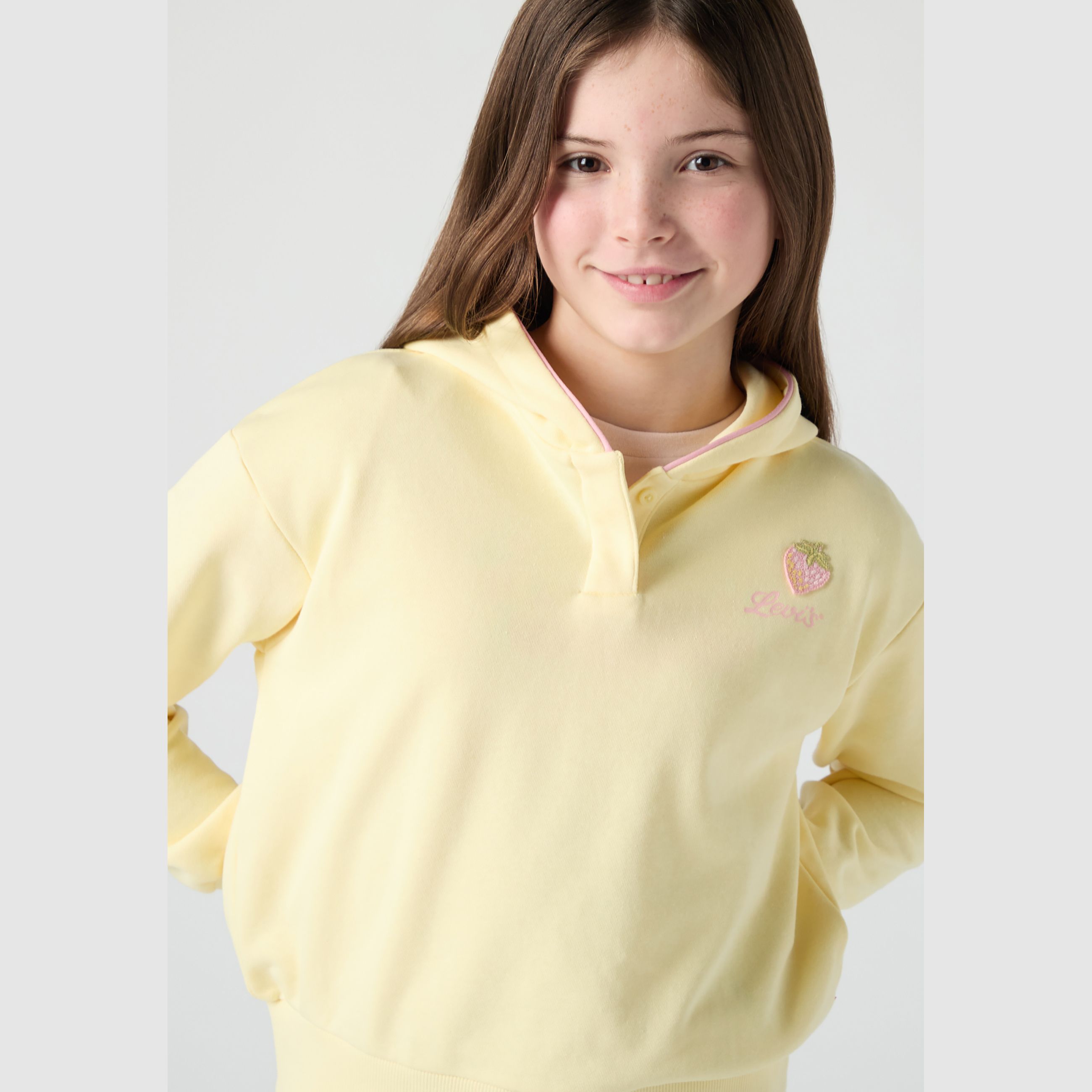 Teenager Strawberry Snap Hoodie 3