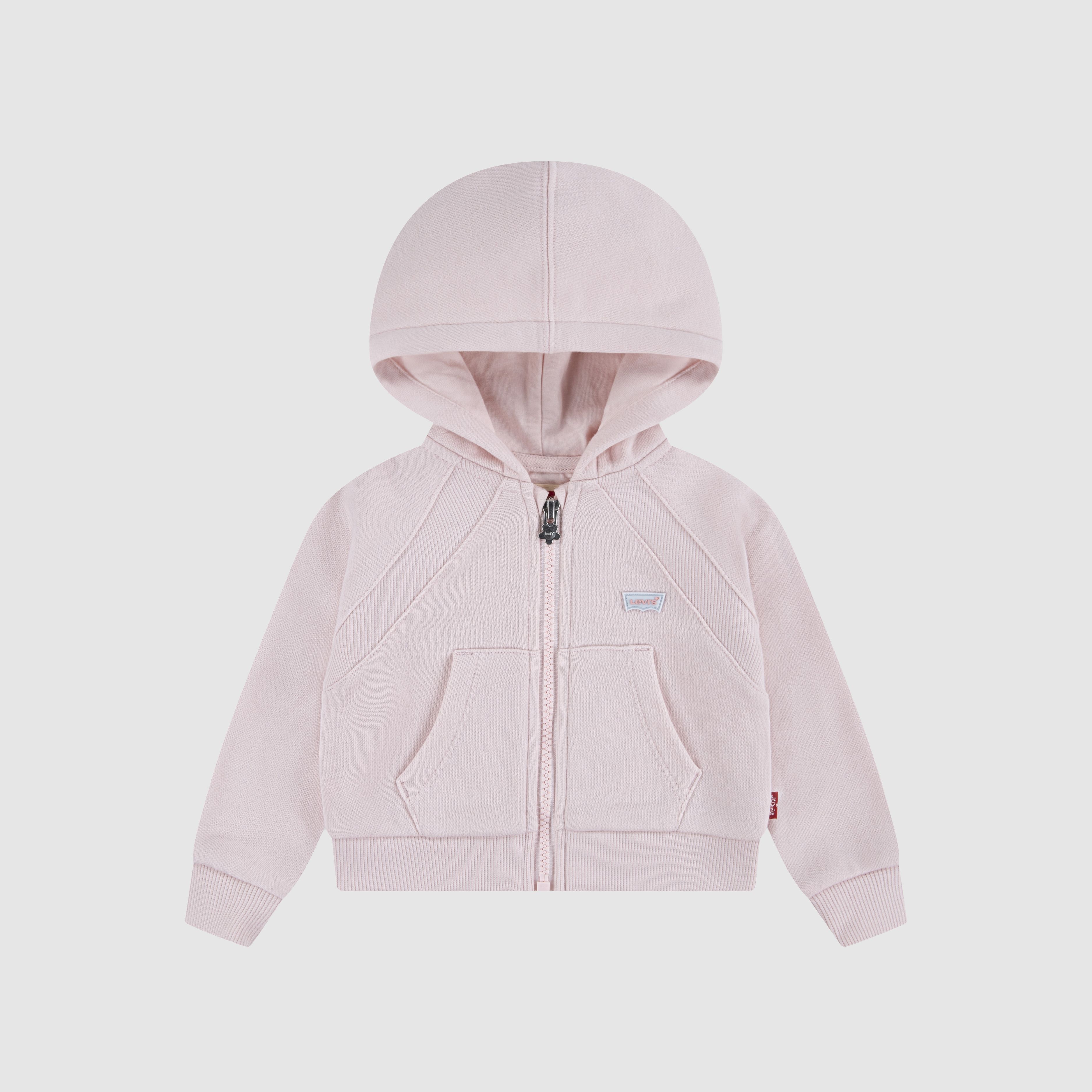 Baby Ribbed Raglan Full Zip Hoodie 13
