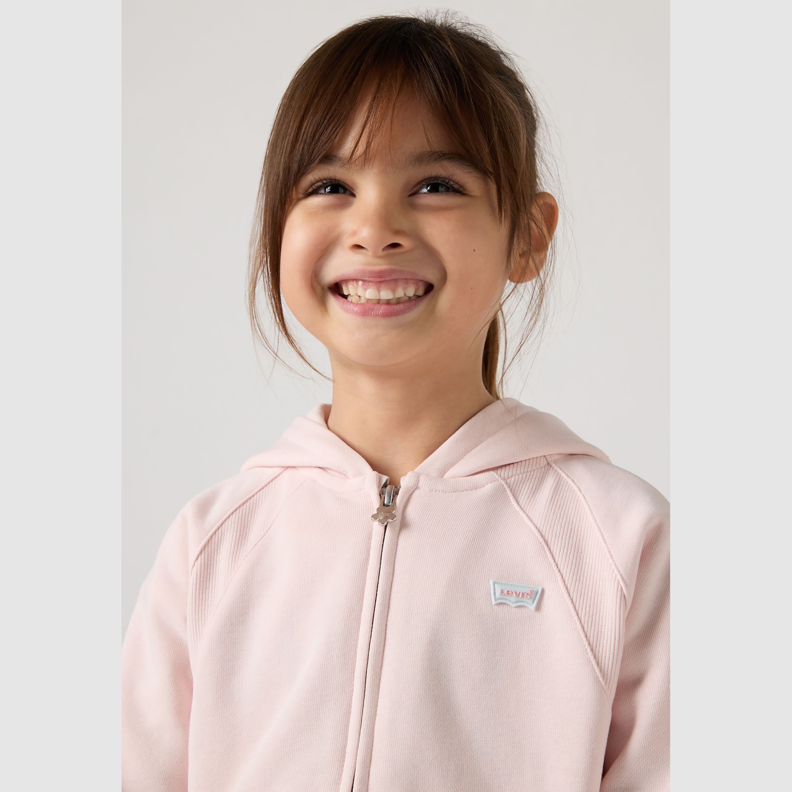 Kids Ribbed Raglan Full Zip Hoodie 3