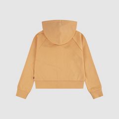 Teenager Ribbed Raglan Full Zip Hoodie — Peach Cobbler - Orange 2