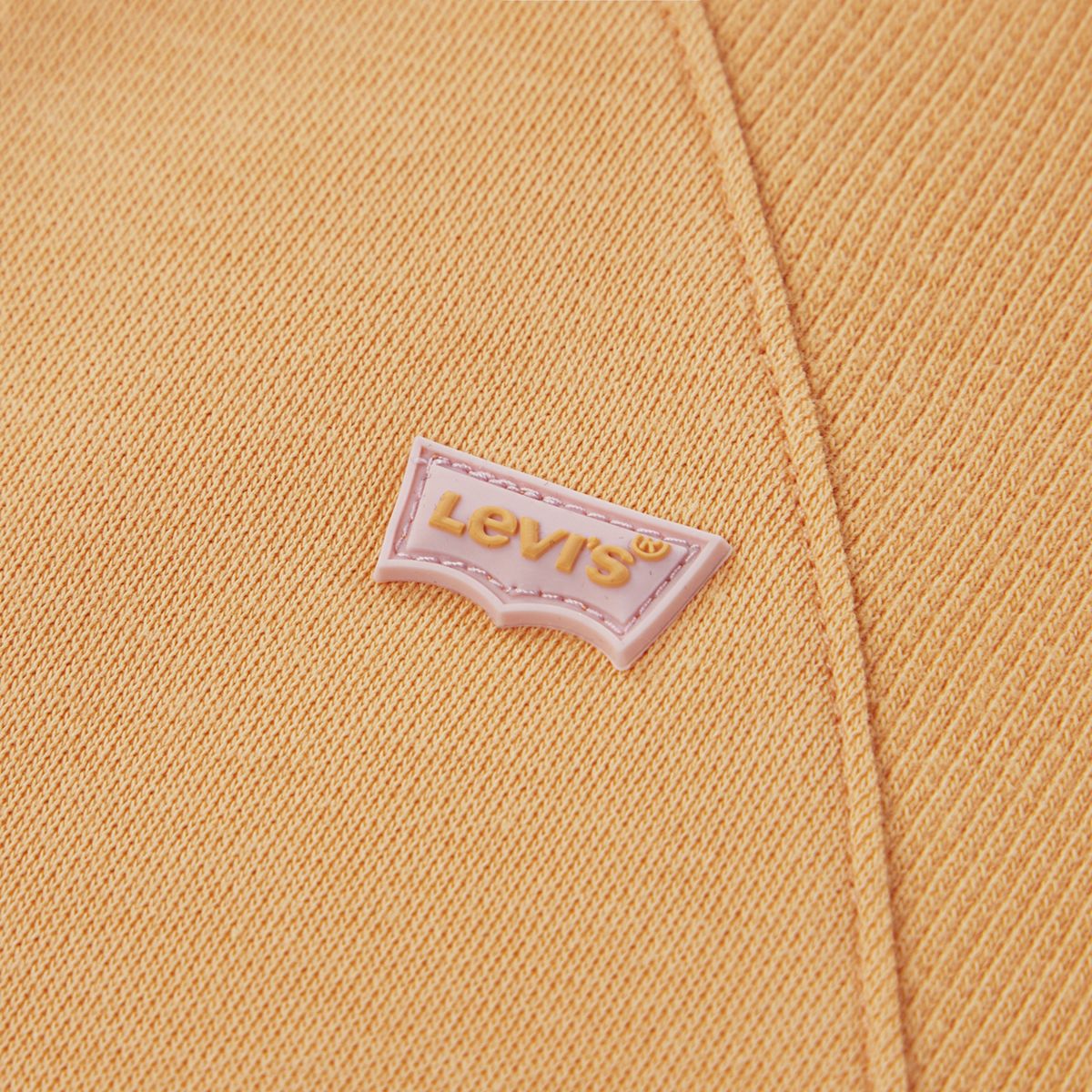 Teenager Ribbed Raglan Full Zip Hoodie — Peach Cobbler - Orange