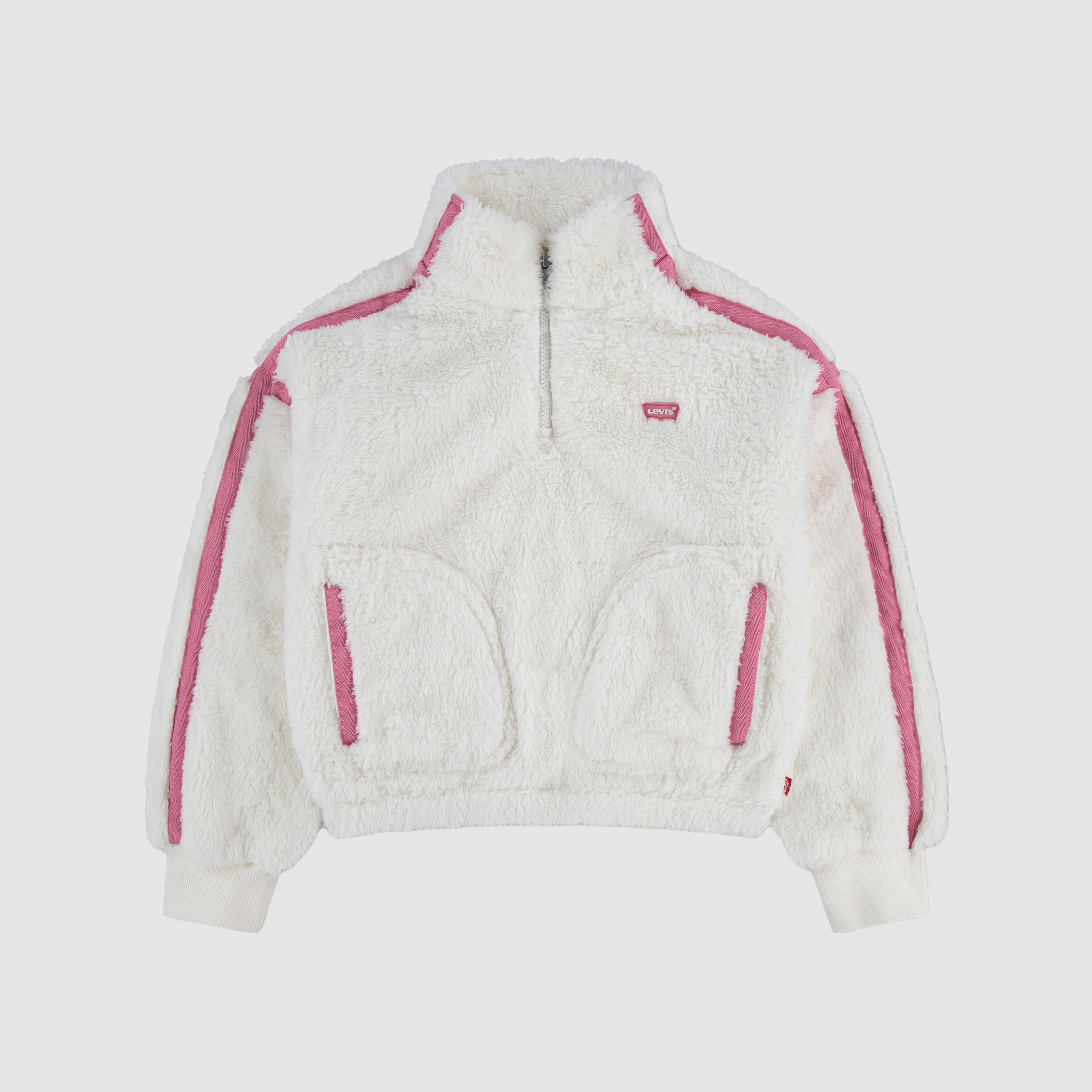 Kids Sherpa Half Zip Pullover 1