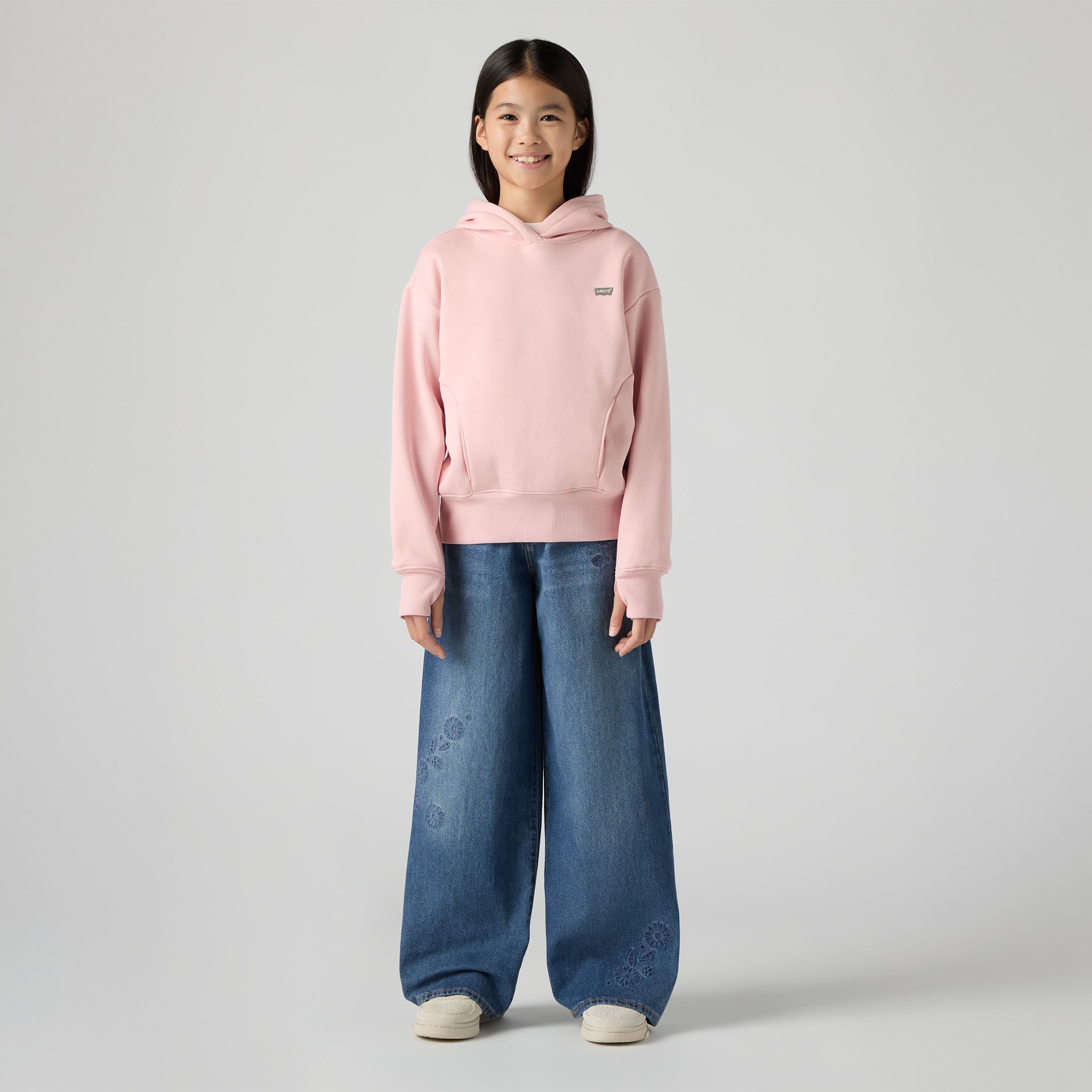 Teenager Batwing Patch Hoodie 1
