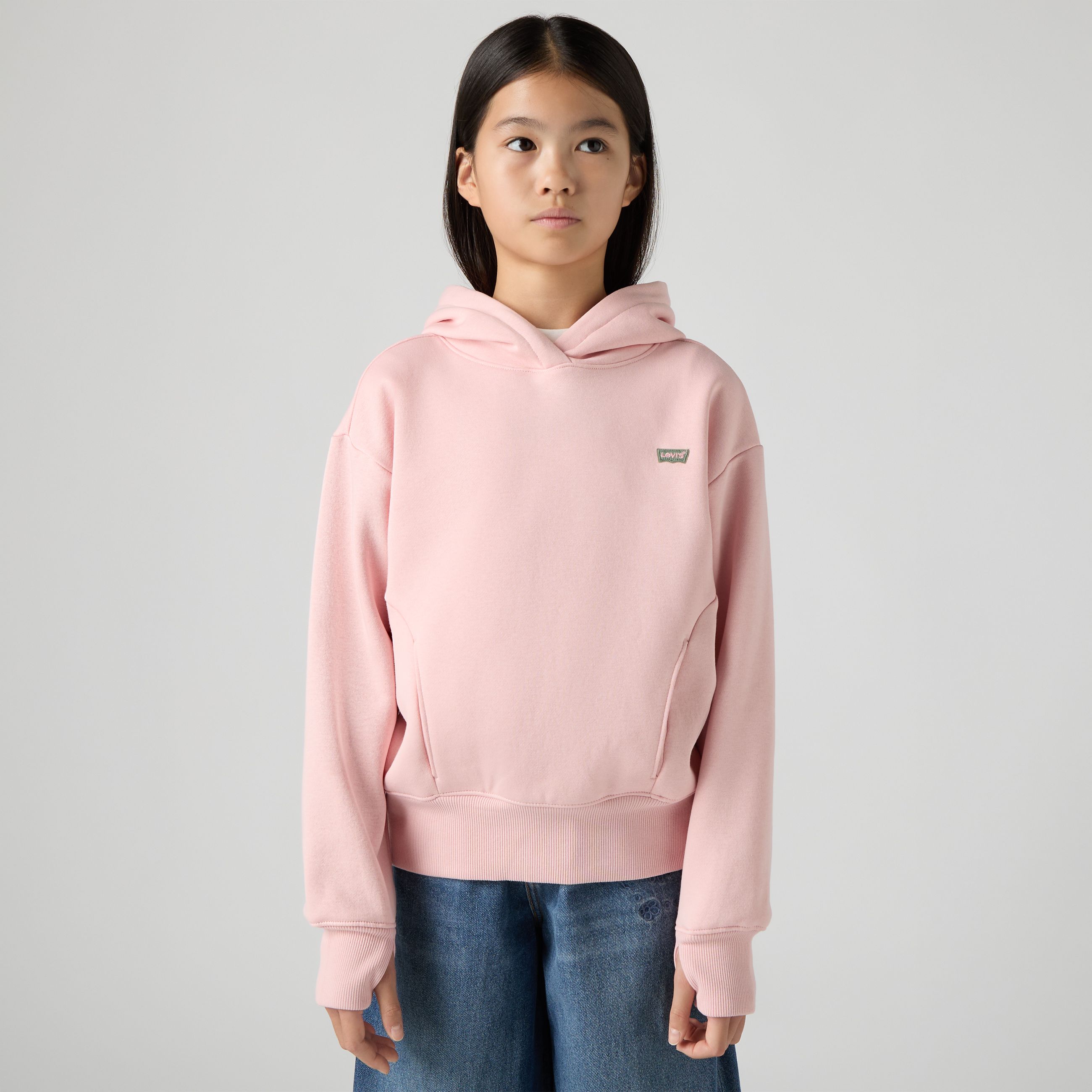 Teenager Batwing Patch Hoodie 2