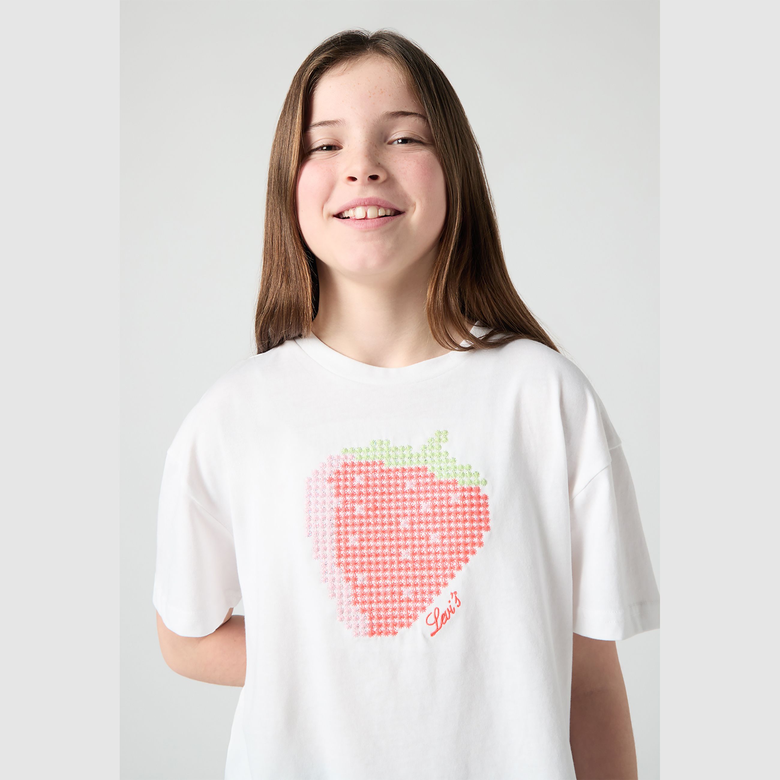 Teenager Strawberry Flared Top 3