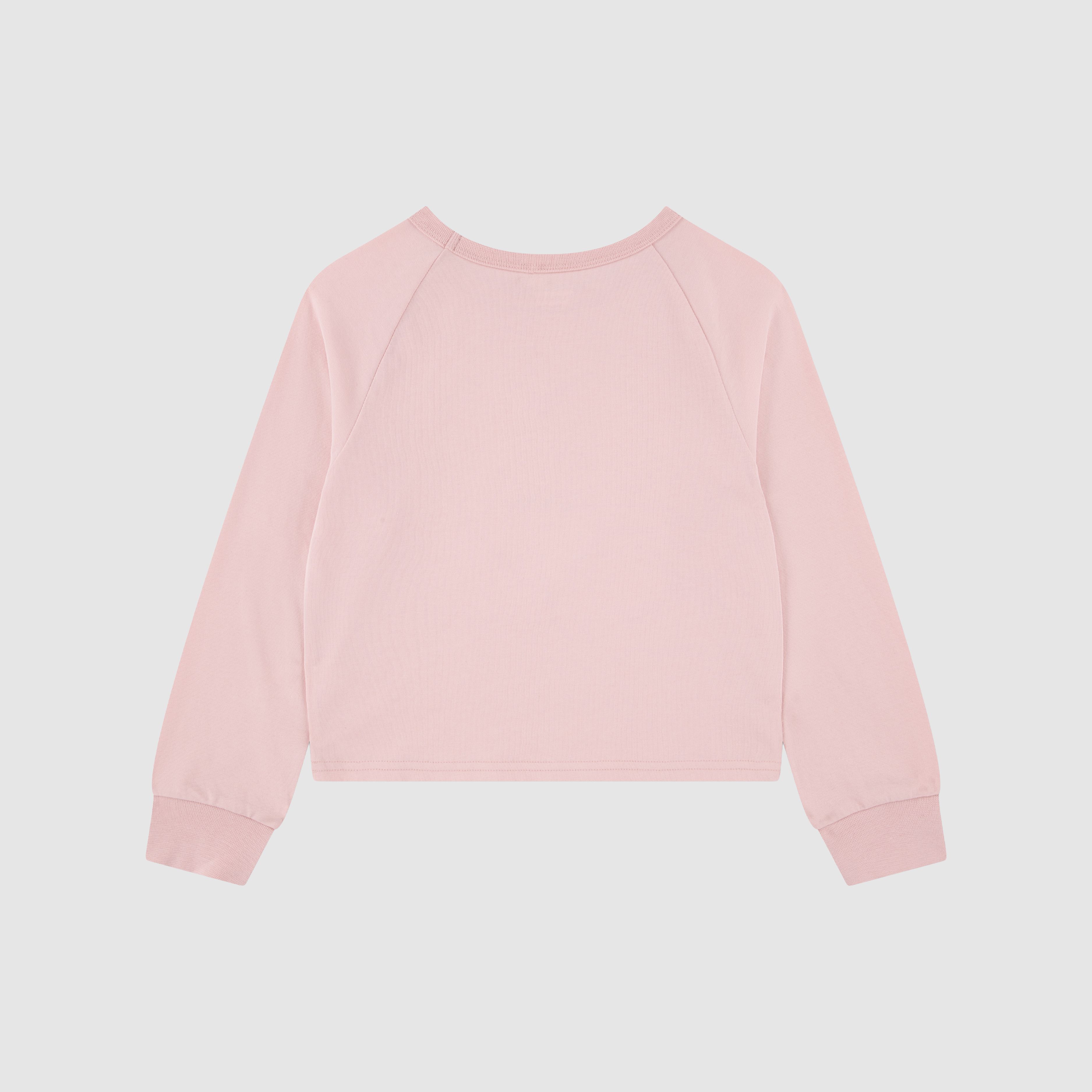 Kids Long Sleeve Heart Knit Crewneck 2