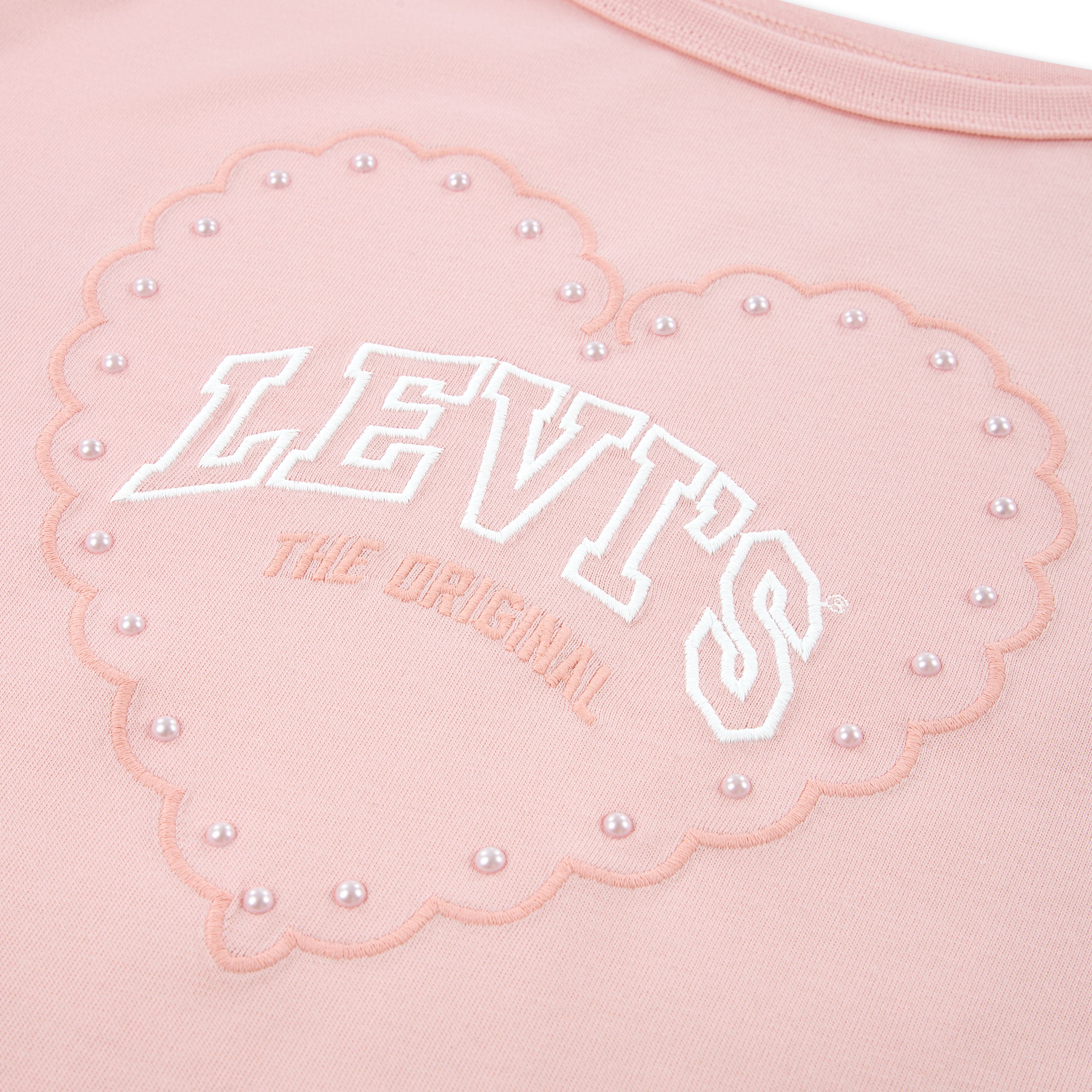 Teenager Long Sleeve Heart Knit Crewneck 3