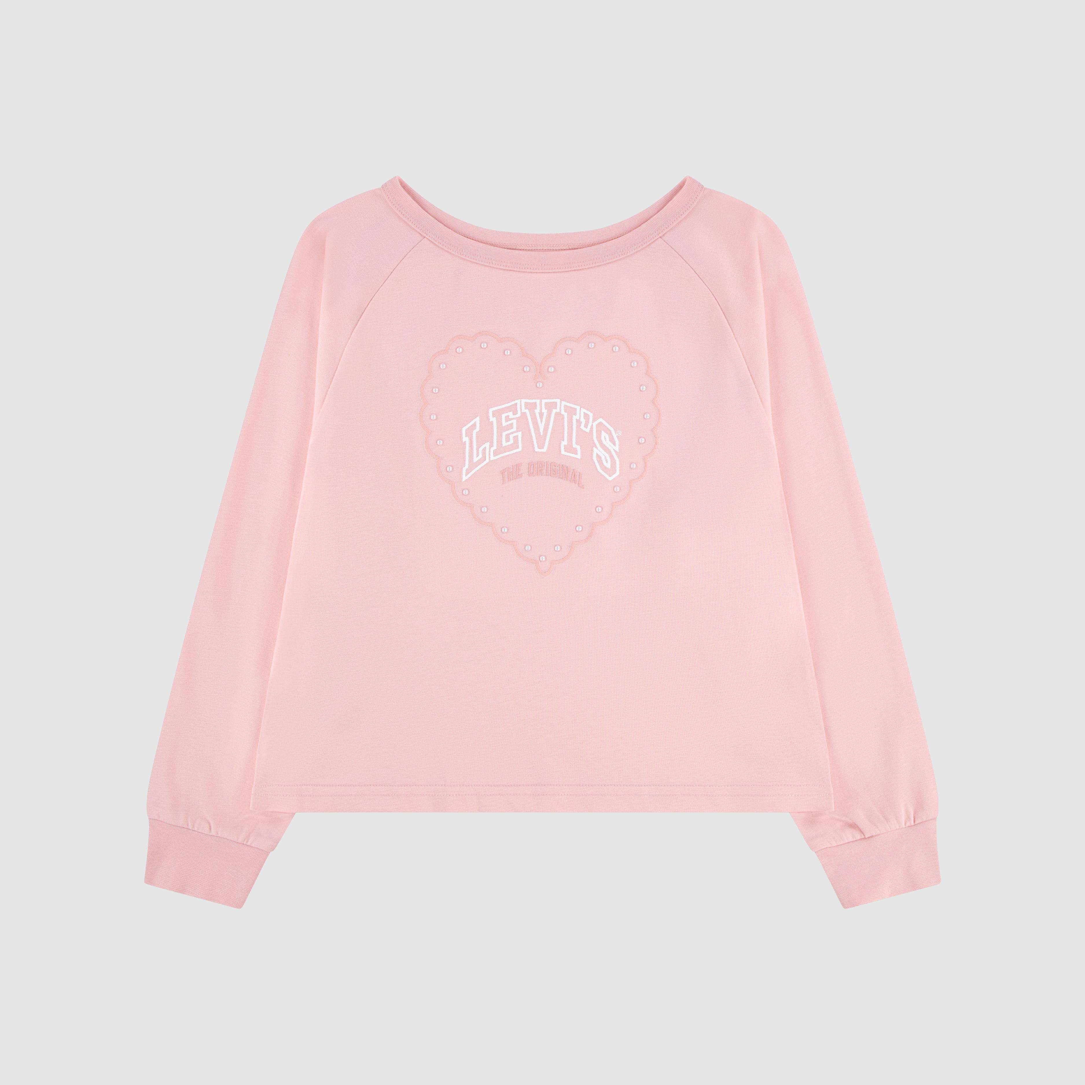 Teenager Long Sleeve Heart Knit Crewneck 12