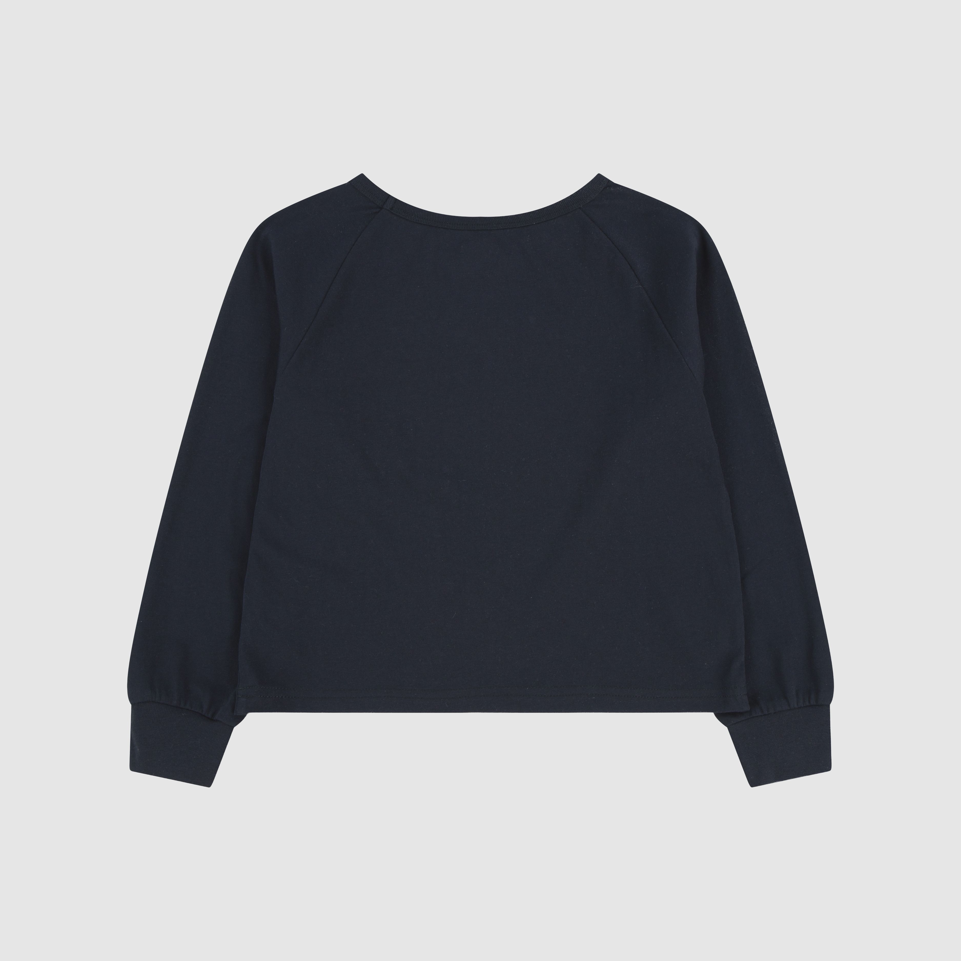 Kids Long Sleeve Heart Knit Crewneck 2