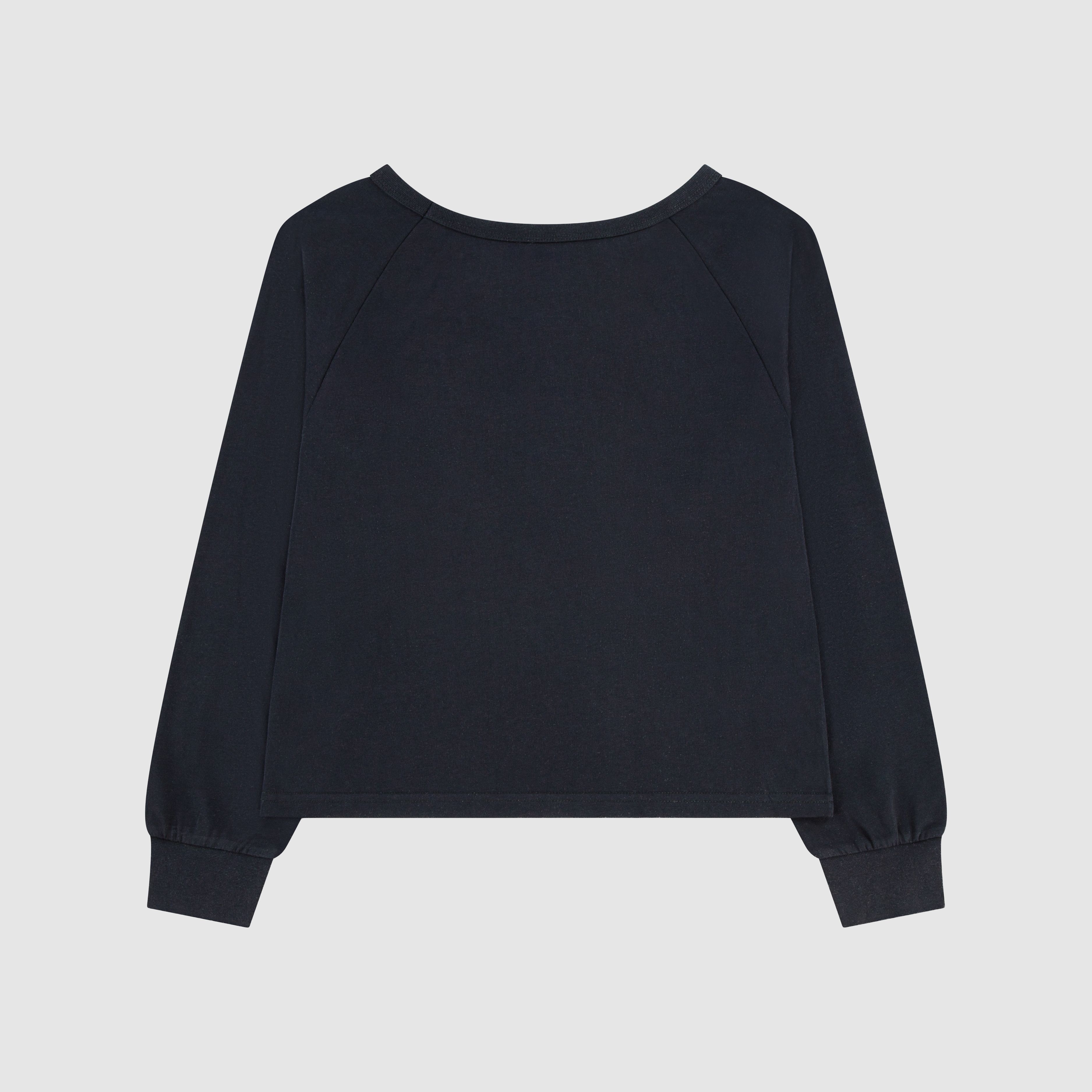 Teenager Long Sleeve Heart Knit Crewneck 2
