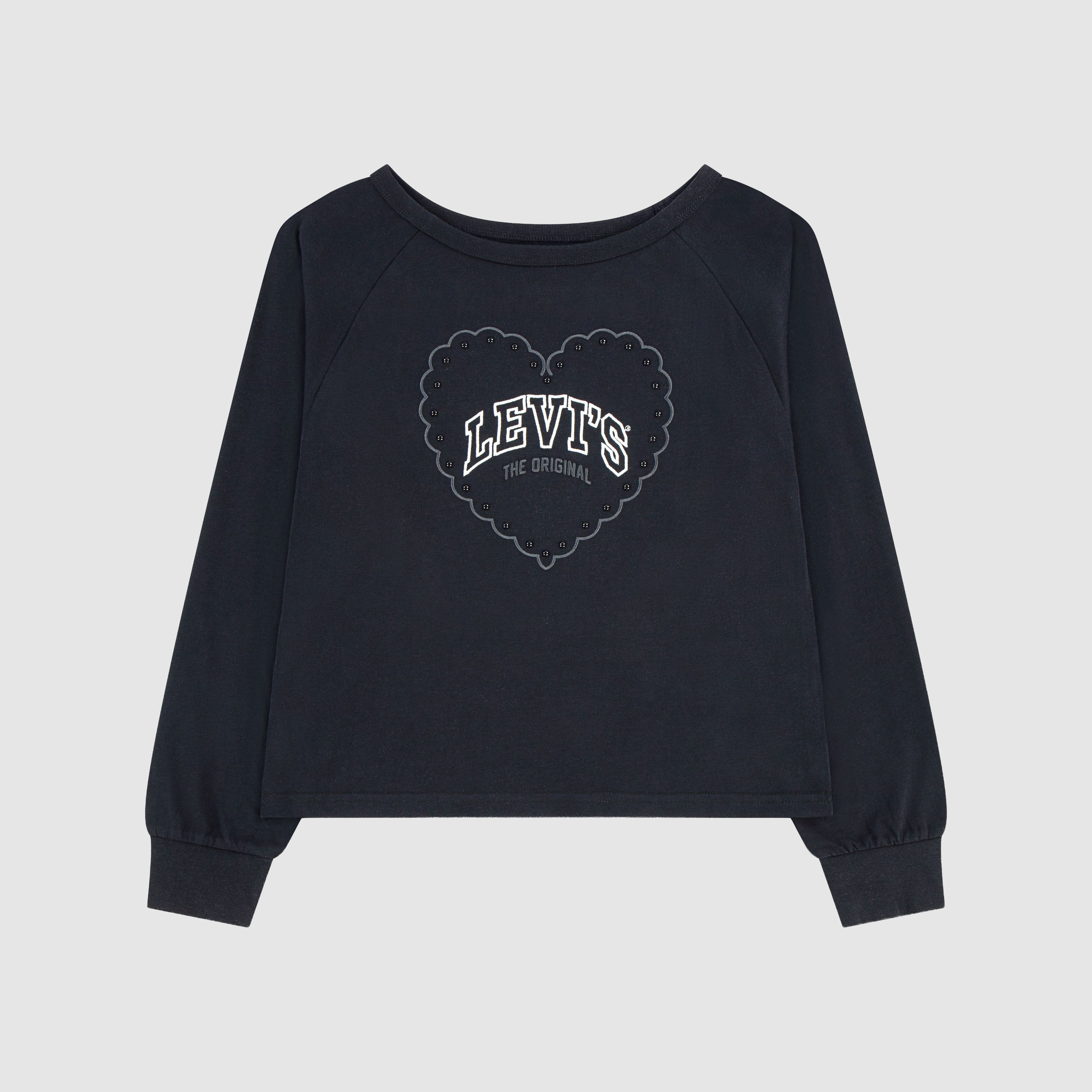 Teenager Long Sleeve Heart Knit Crewneck 5