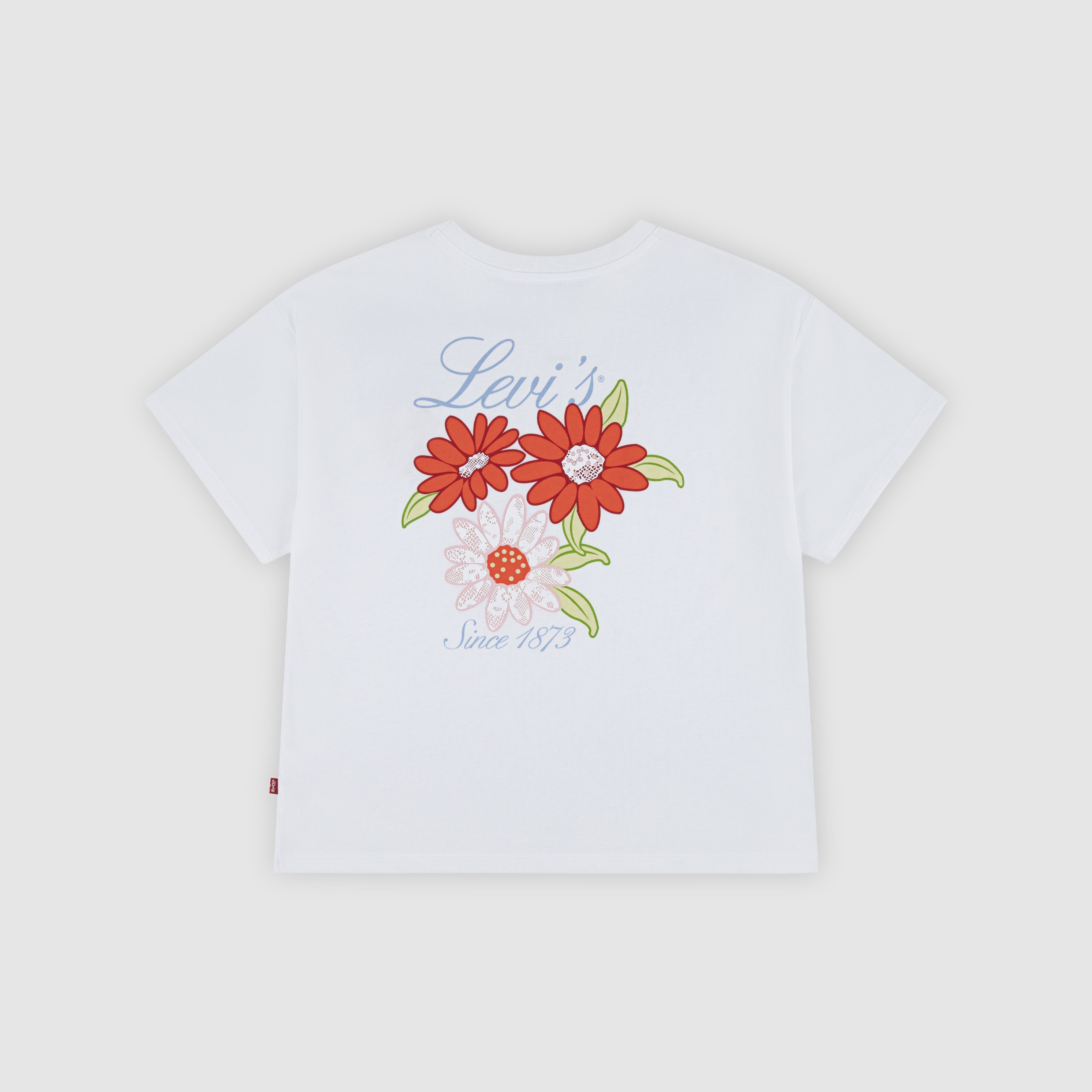Kids Floral Oversized Tee 2