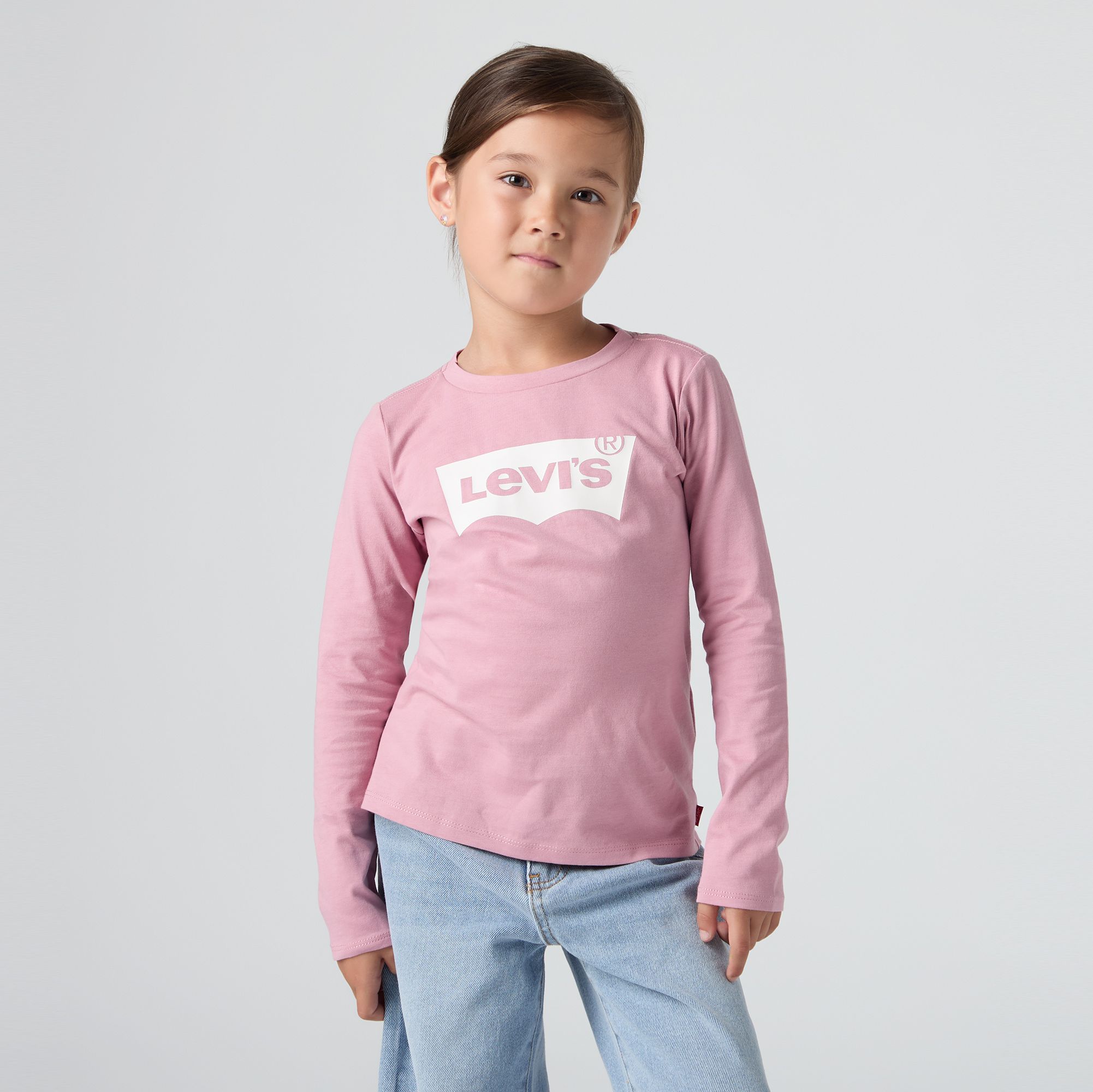 Kids Long Sleeve Batwing Tee 1