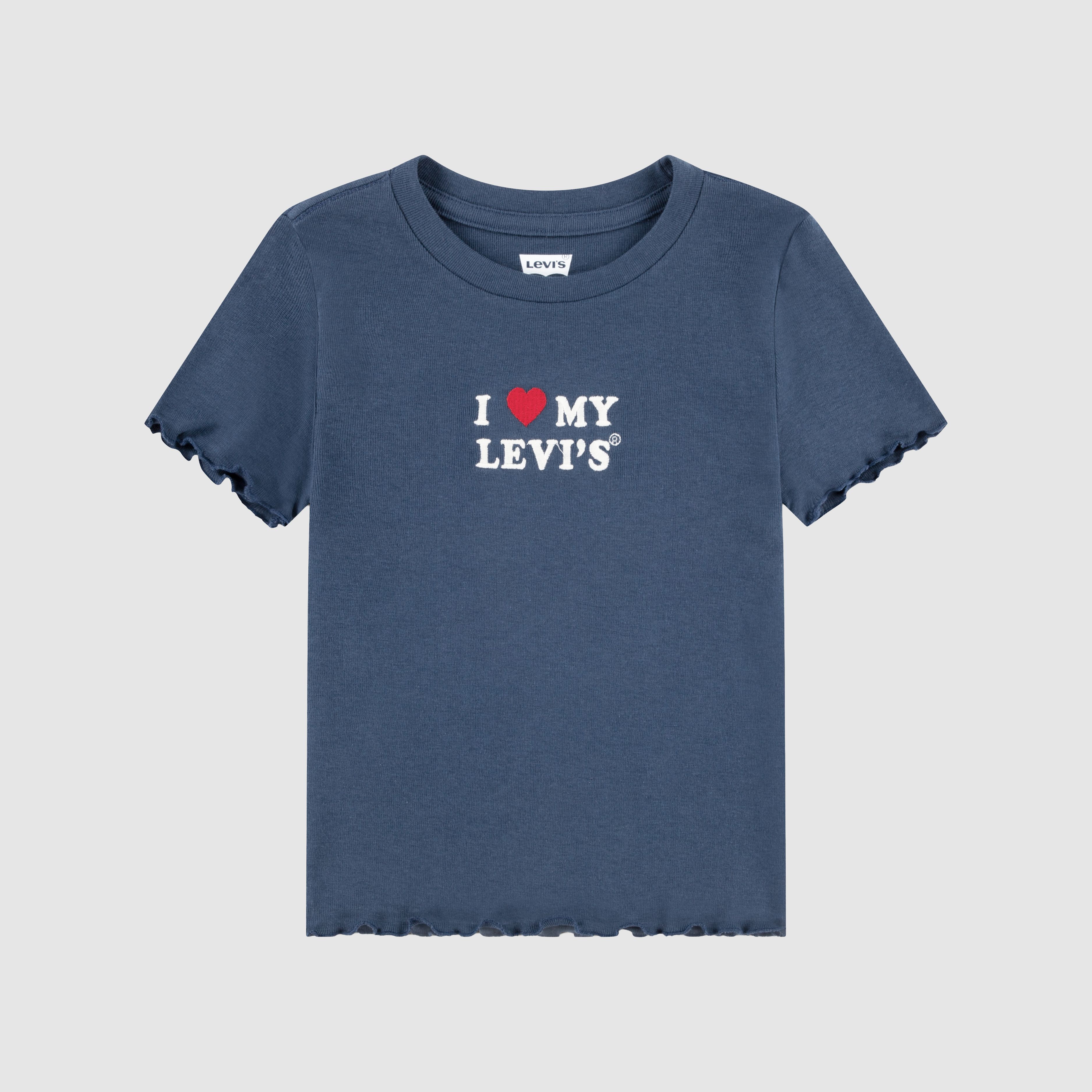 Kids I Heart My Levi's Ribbed Top 1