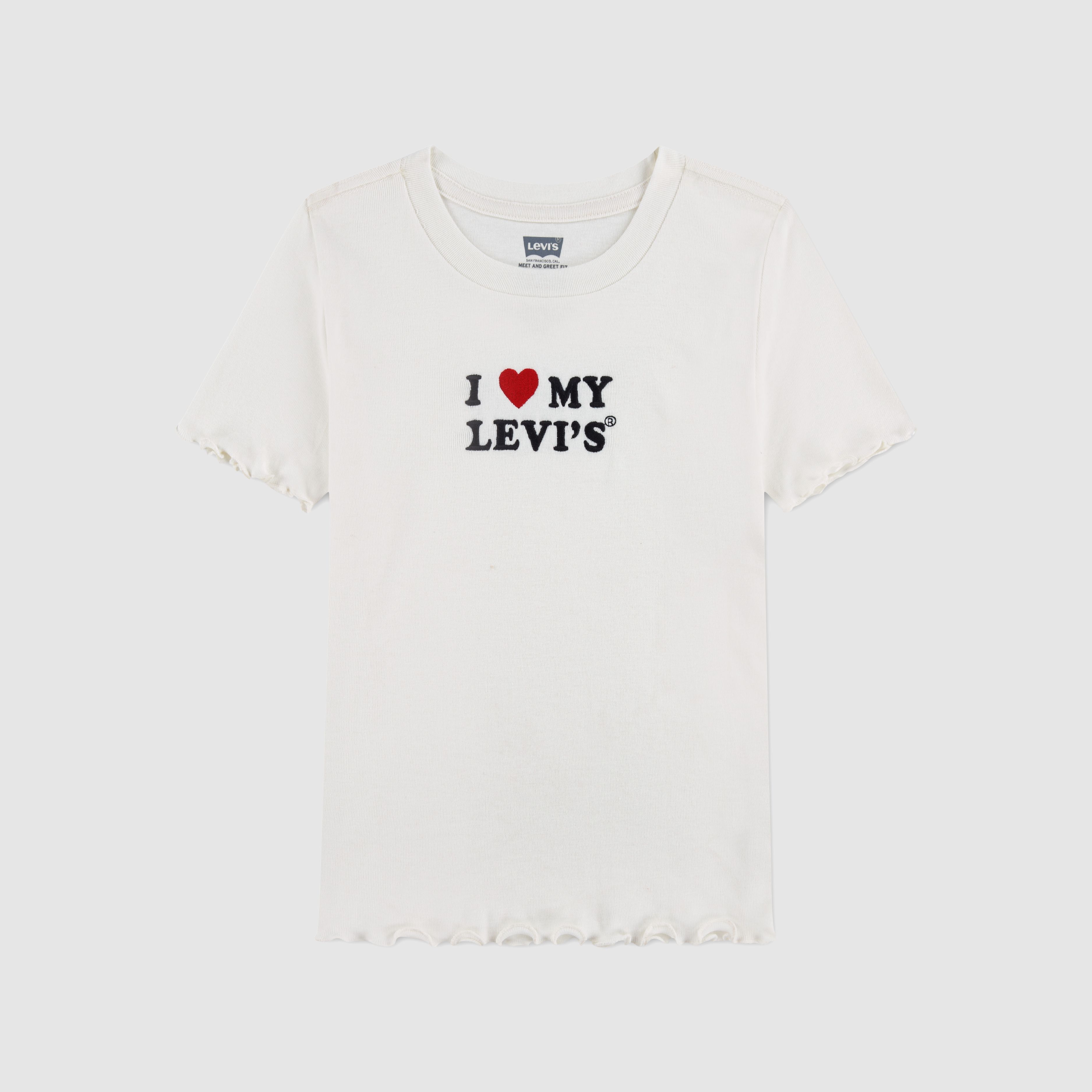 Teenager I Heart My Levi's Ribbed Top 1