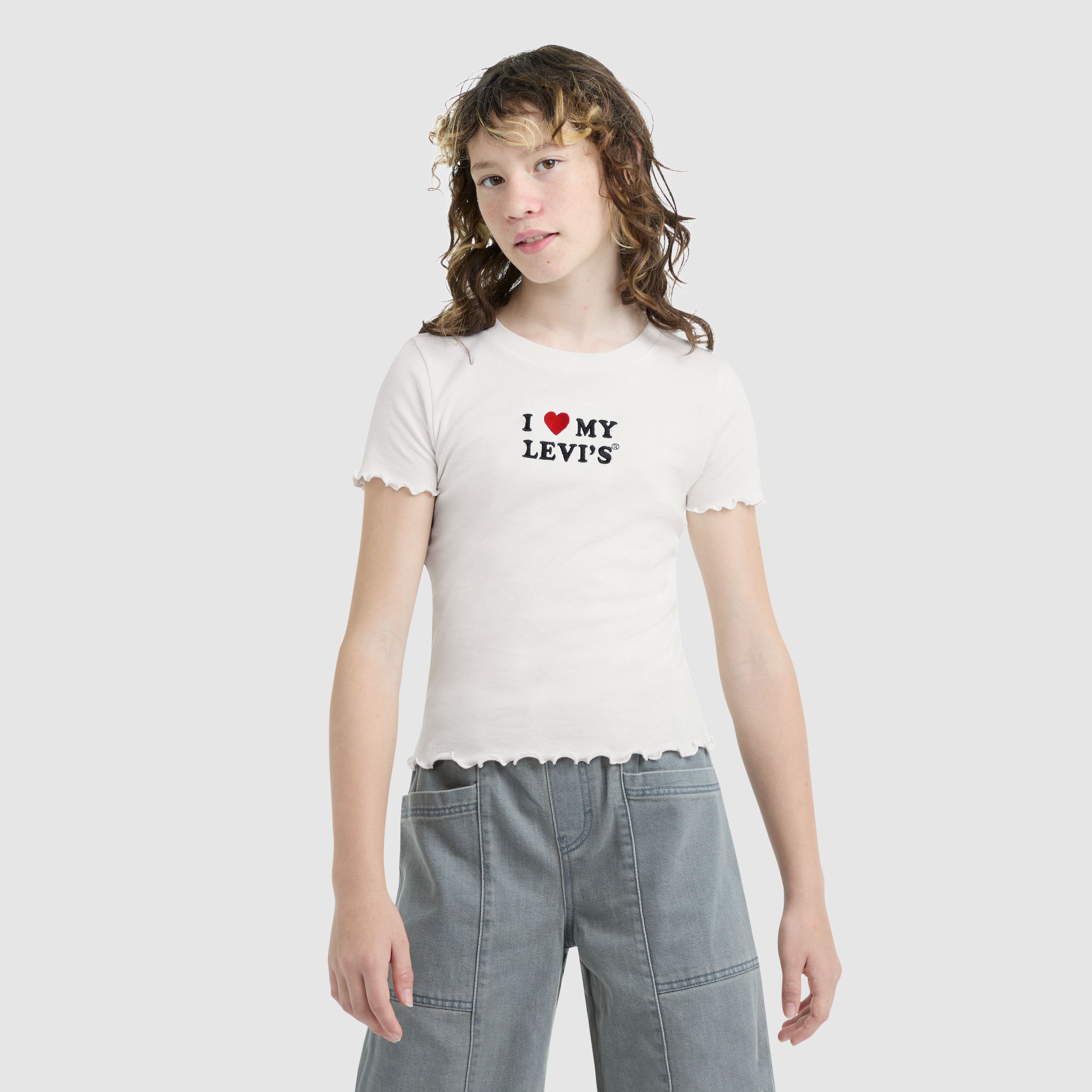 Teenager I Heart My Levi's Ribbed Top 2