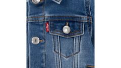 Baby My First Trucker Jacket — The Big Cheese No Destruction - Blue 3