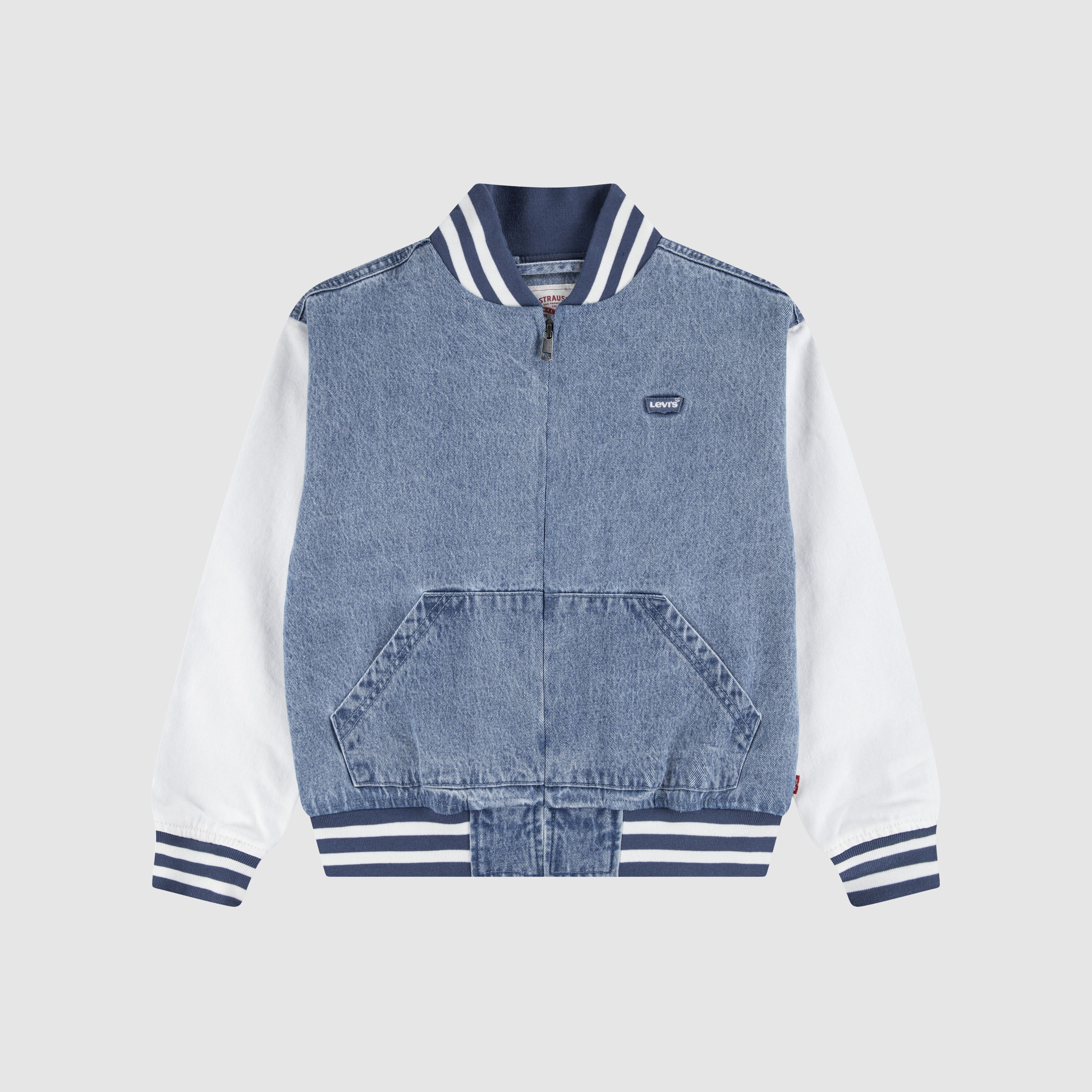 Kids Denim Bomber Jacket 1