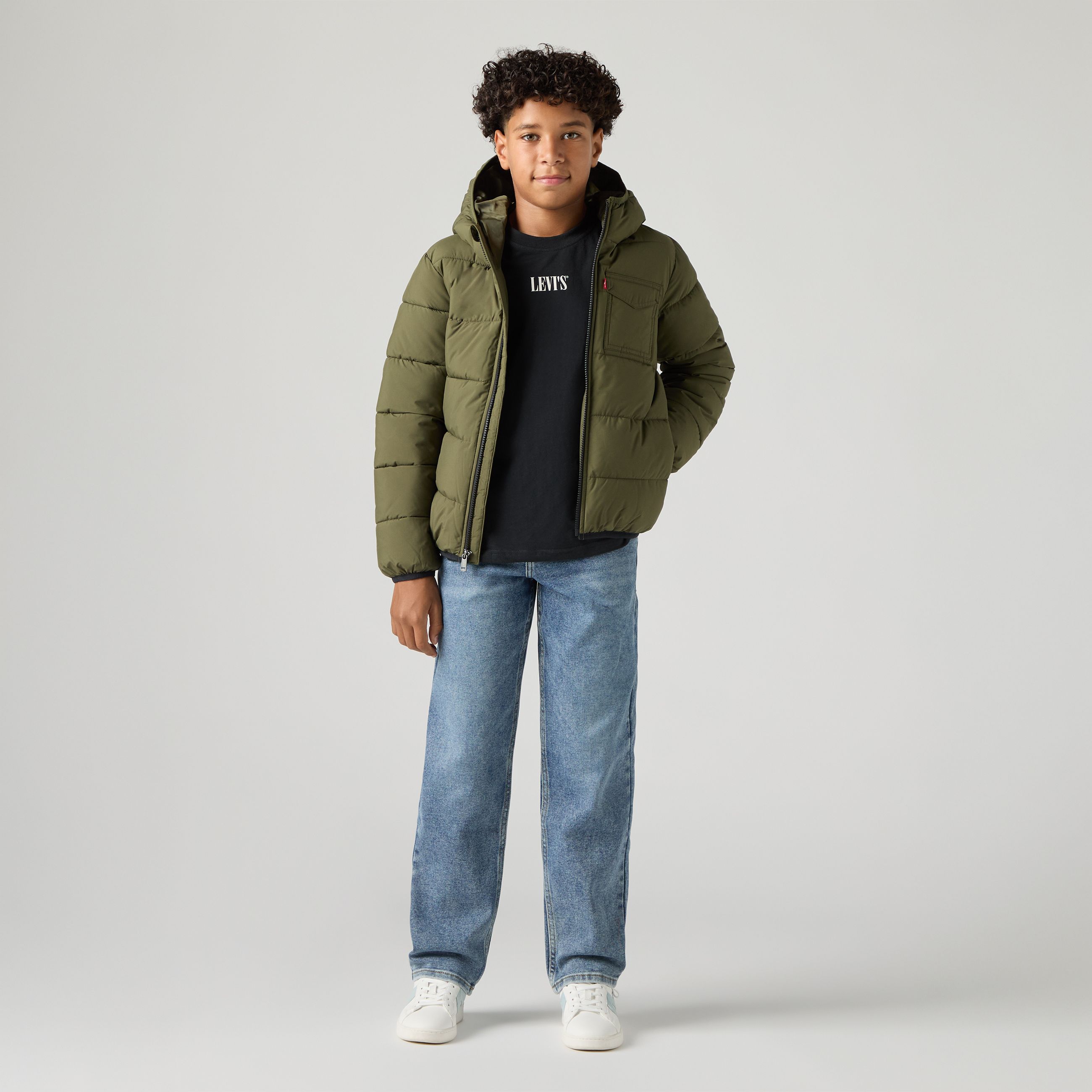 Puffer de peso medio para adolescentes 1