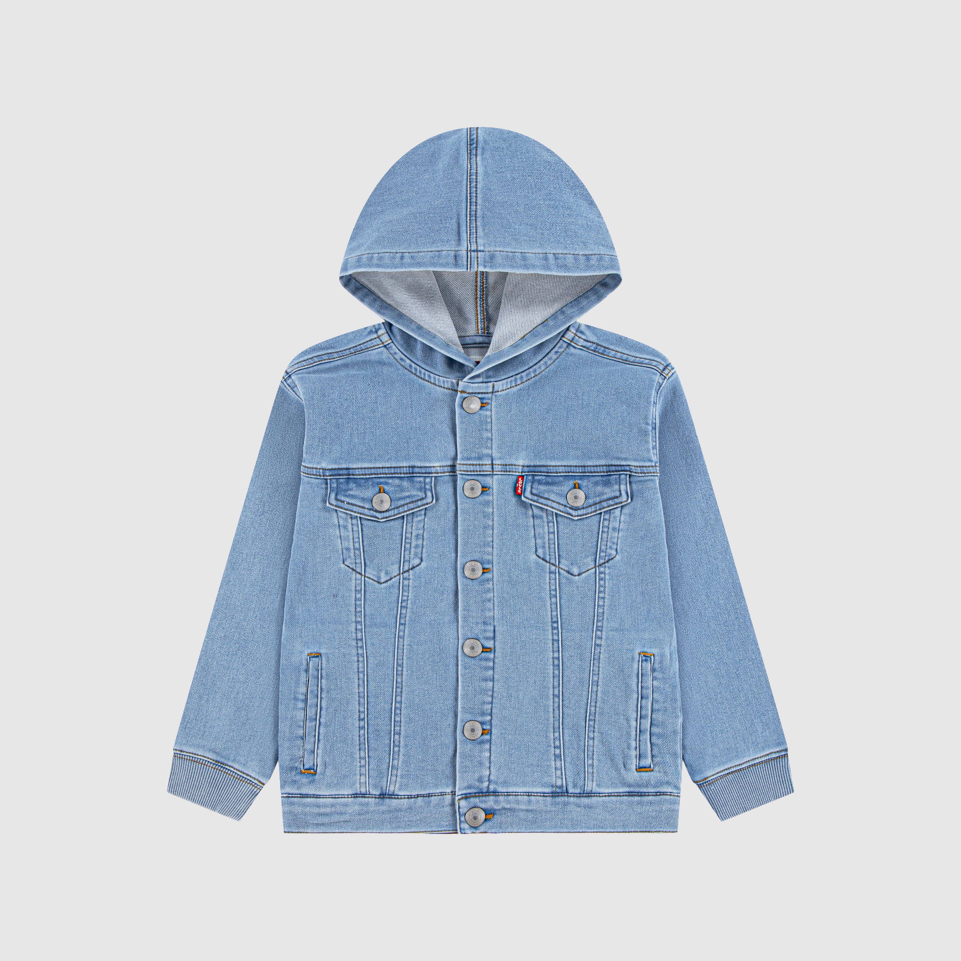 Kids Indigo Trucker Jacket 1