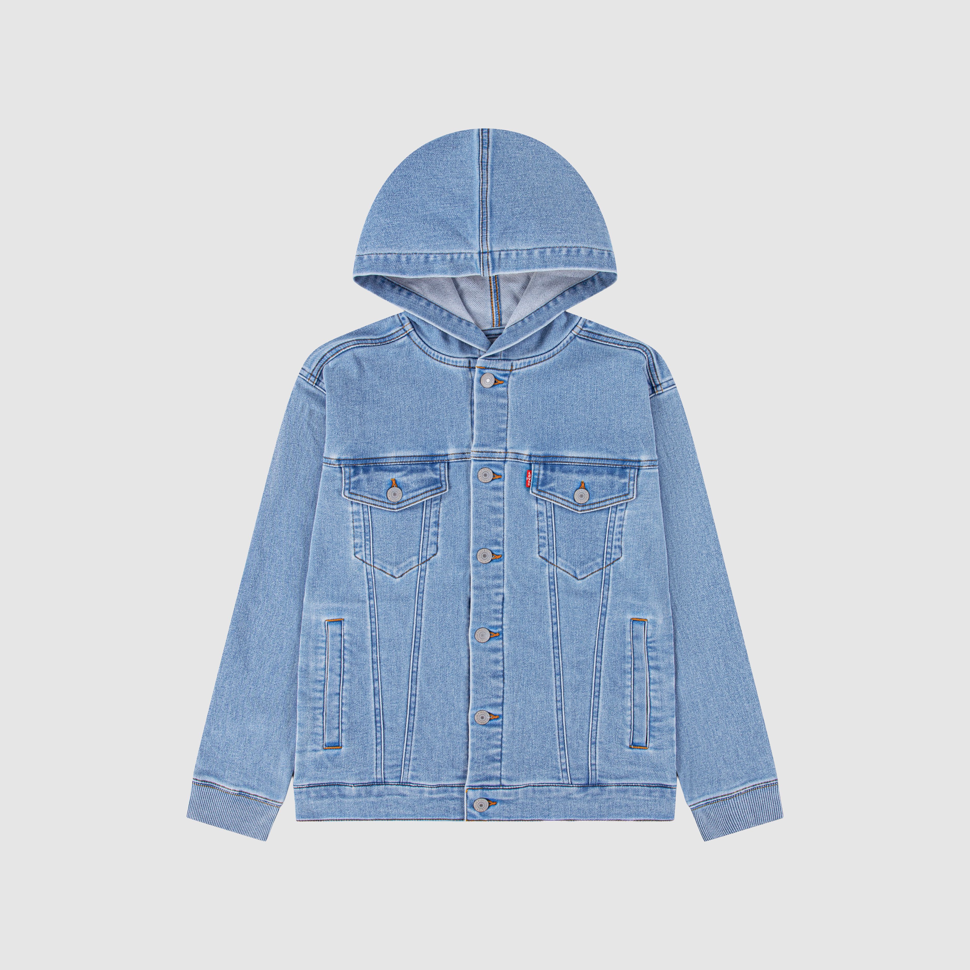 Teenager Indigo Trucker Jacket 1