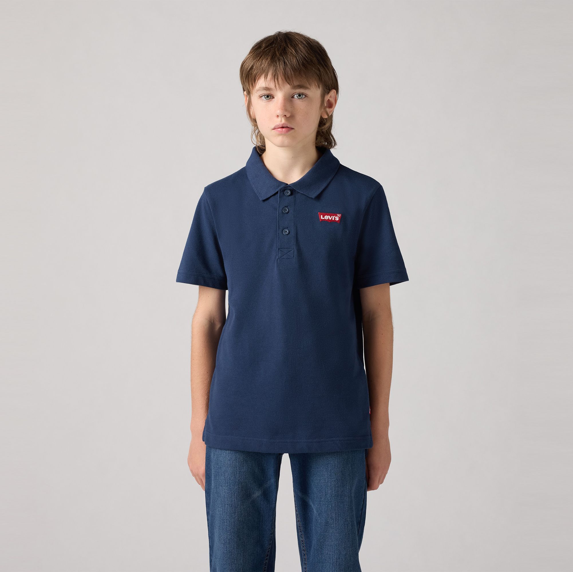 Batwing Polo T-shirt voor tieners 14