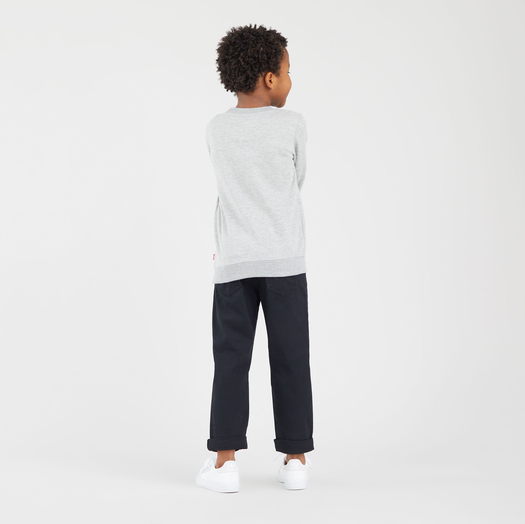 Felpa girocollo con logo Batwing bambini 2