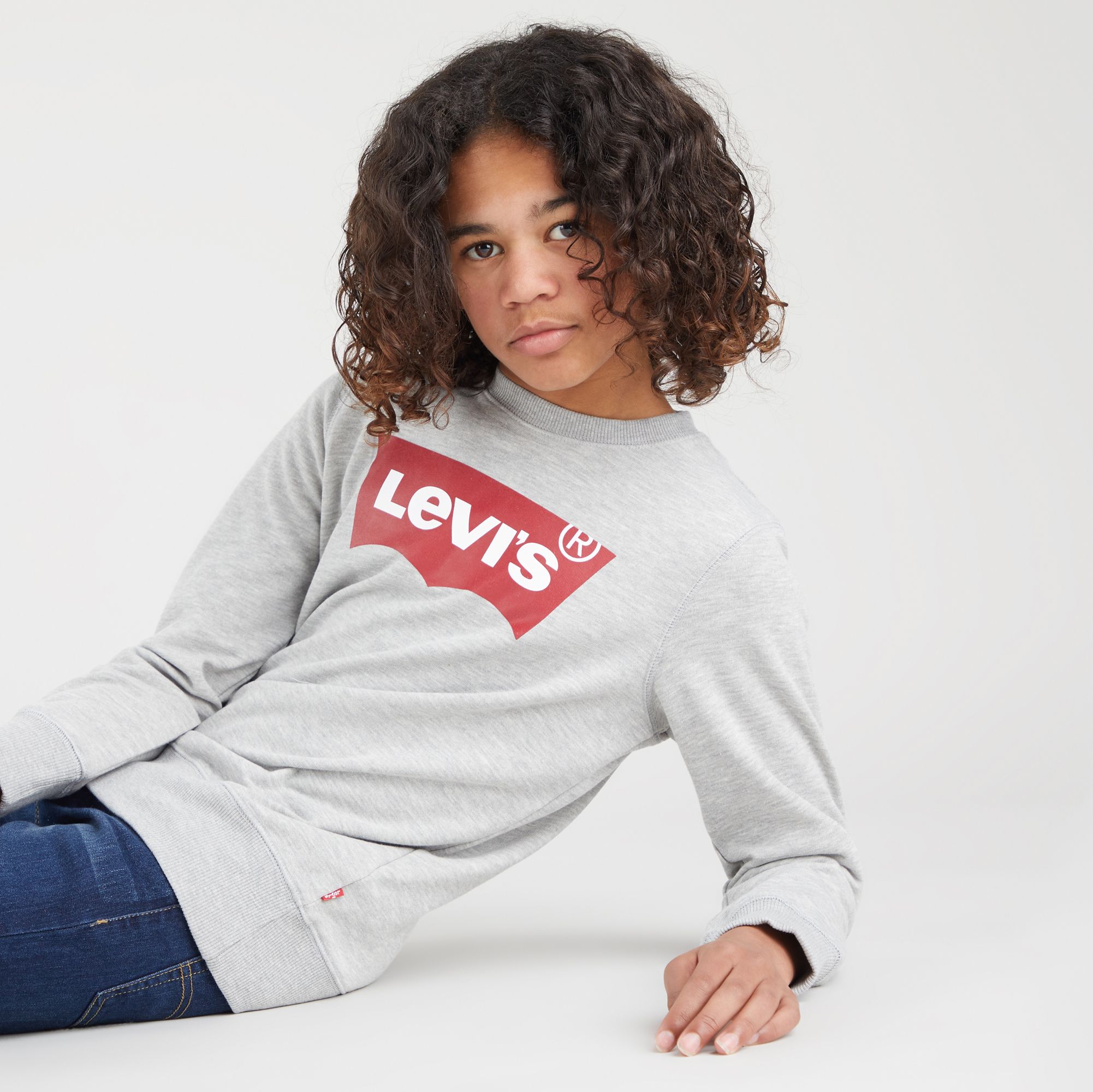 Sudadera de cuello redondo para adolescentes Batwing 3