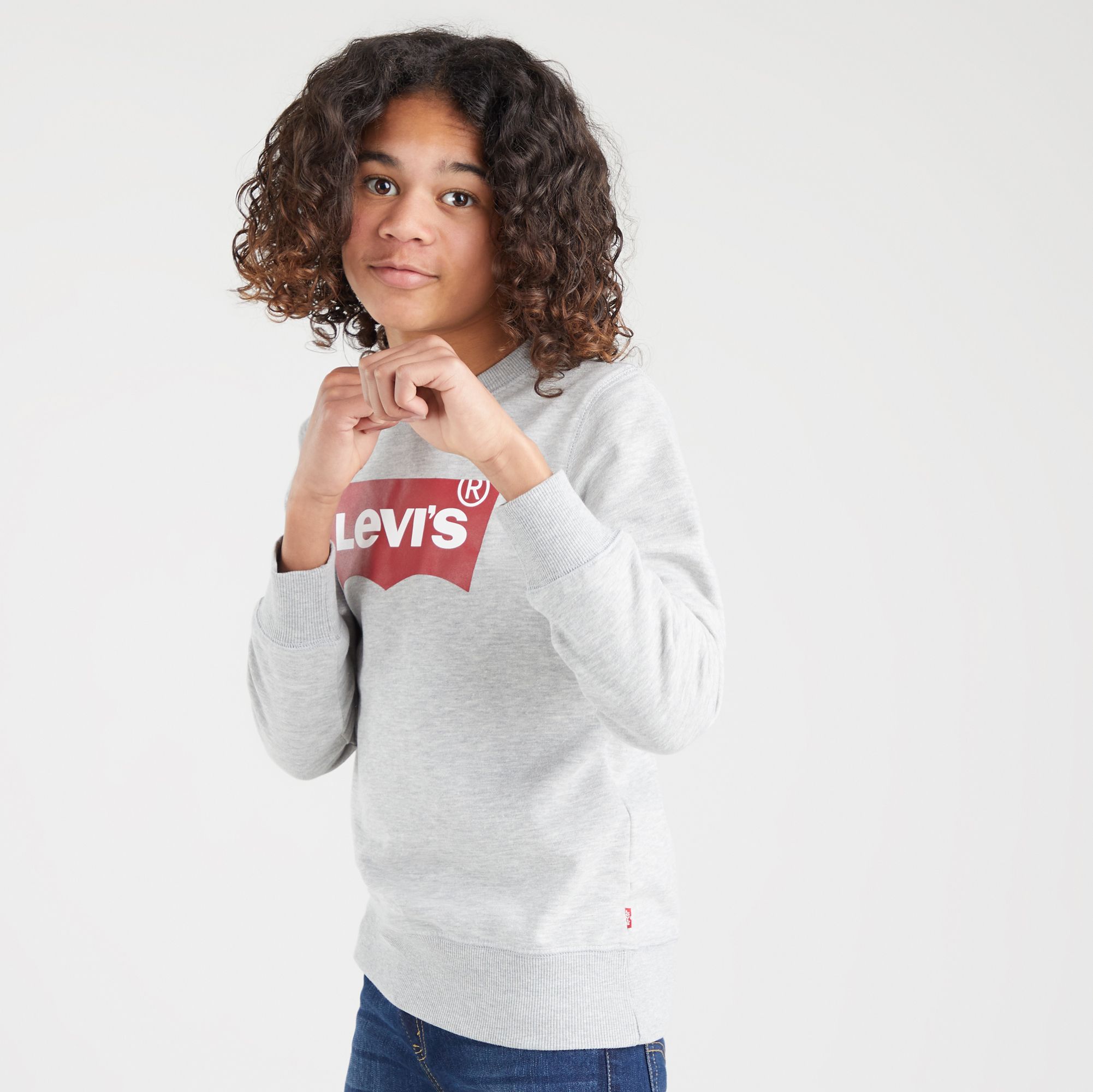 Batwing Rundhals-Sweatshirt für Teenager 1