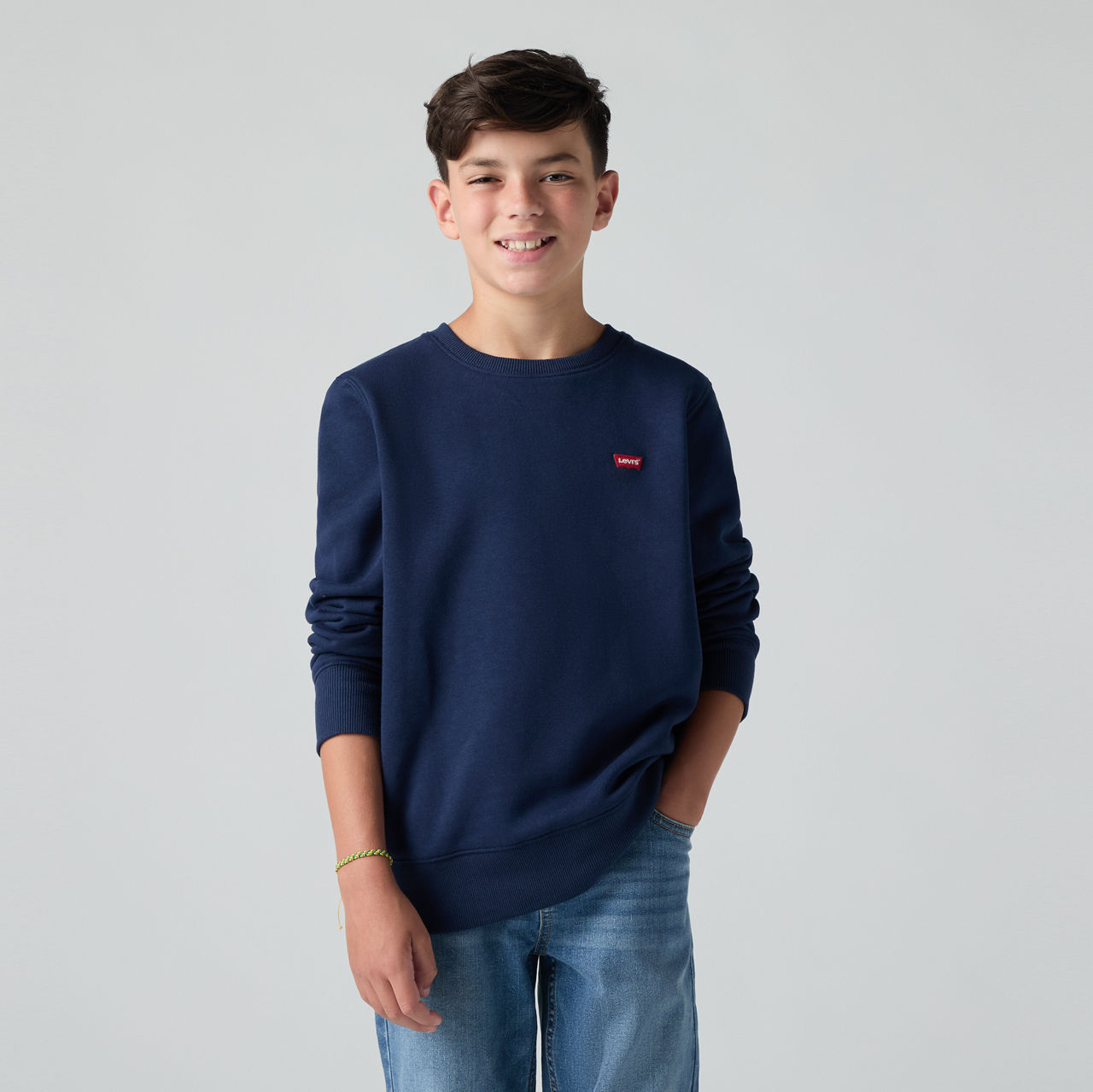 Teenager Mini Logo Crewneck Sweatshirt 13