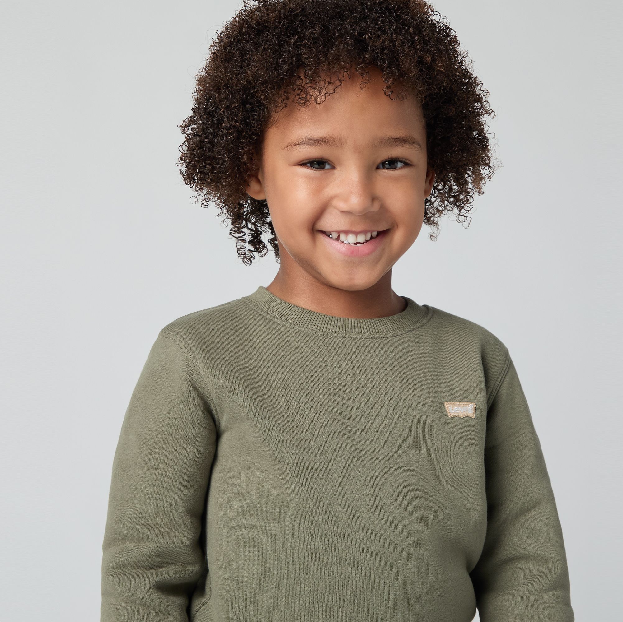 Kinder Sweatshirt mit Mini-Logo und Rundhalsausschnitt 3