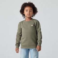 Kids Mini Logo Crewneck Sweatshirt — Deep Lichen Green - Green 1