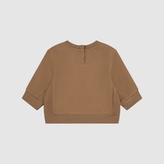 Baby Vintage Collegiate Crewneck Sweatshirt — Foxtrot - Neutral 2