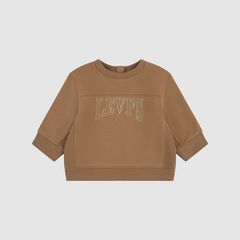 Baby Vintage Collegiate Crewneck Sweatshirt — Foxtrot - Neutral 1