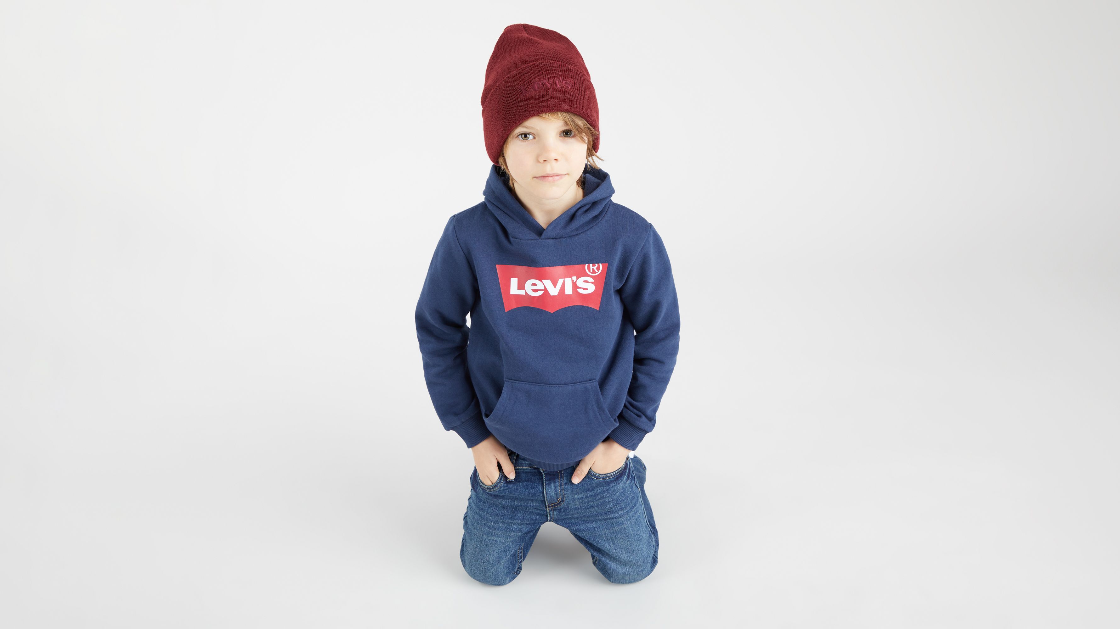 Sweat à capuche sérigraphié Batwing pour enfant 4