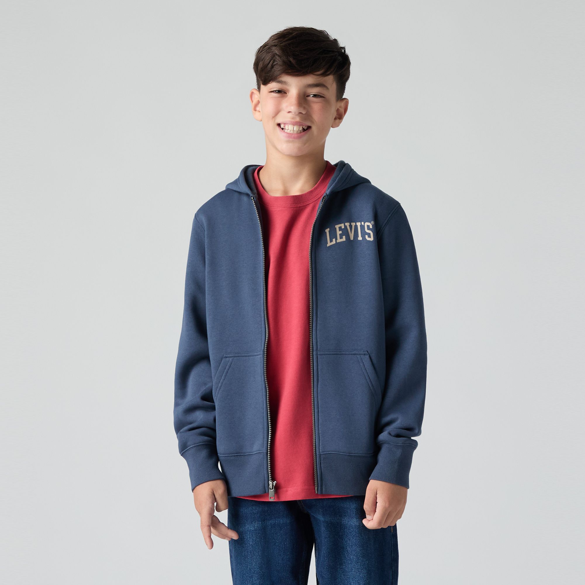 Sudadera con capucha y cremallera completa Legendary para adolescentes 1