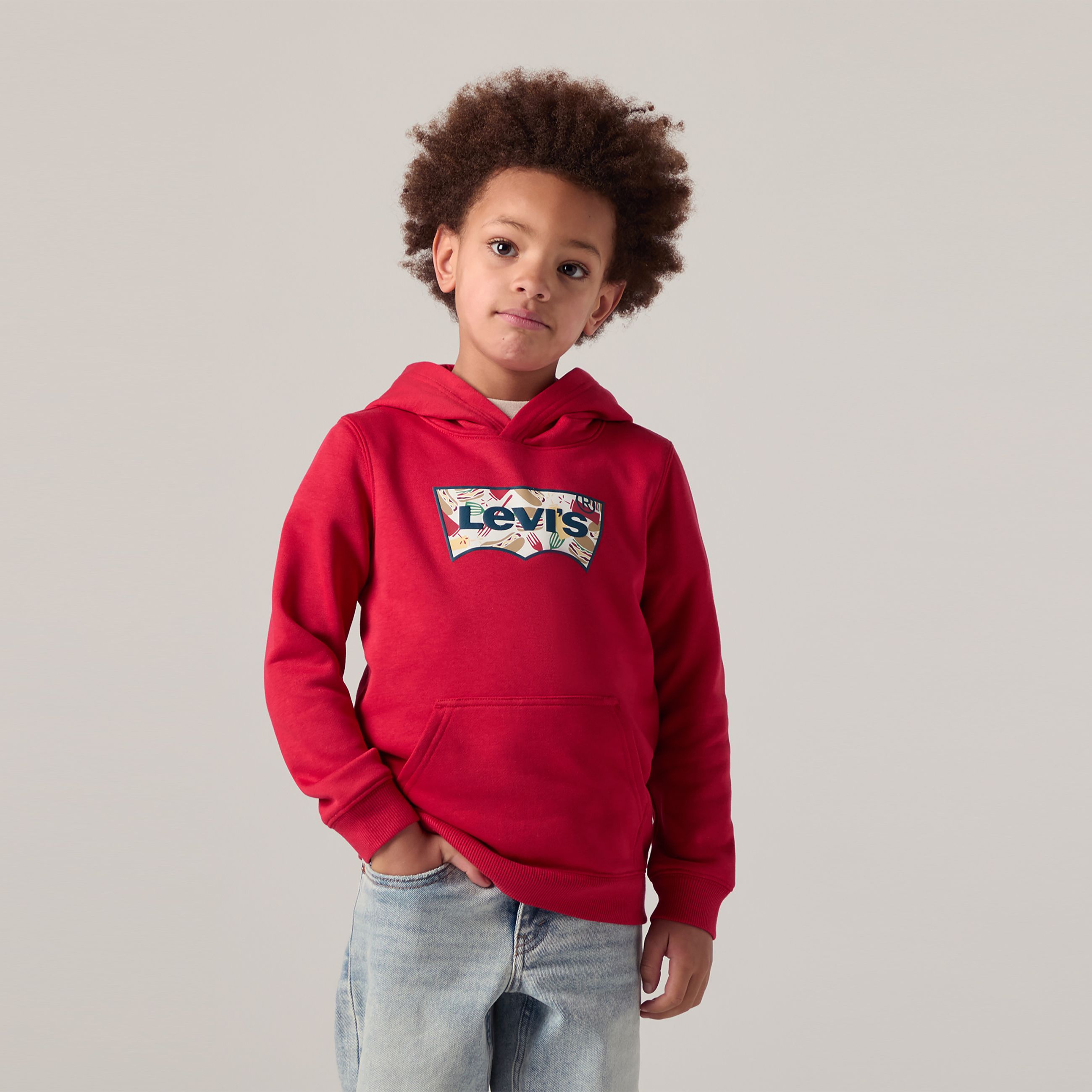 Kids Barbecue Batwing Pullover Hoodie 13