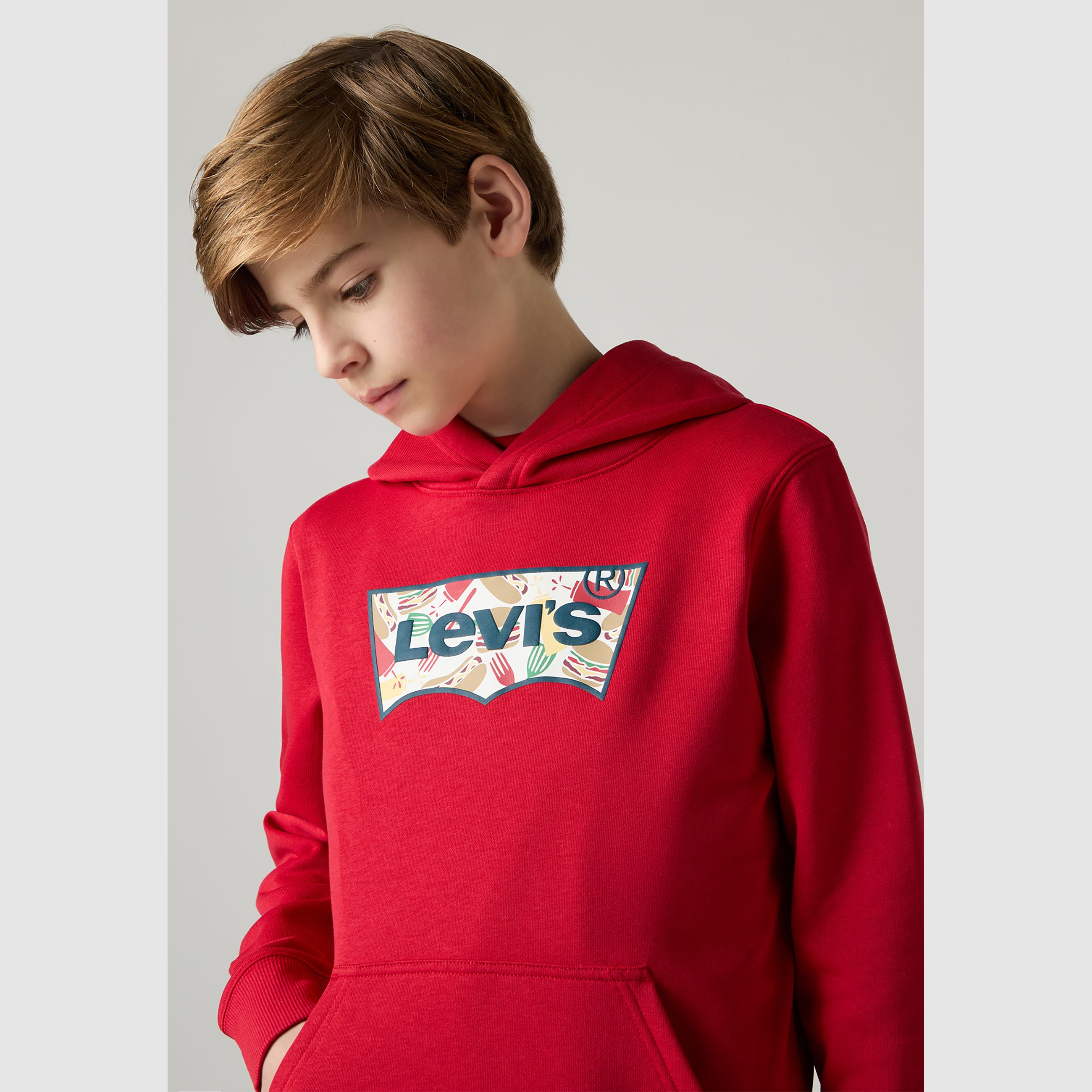 Teenager Barbecue Batwing Pullover Hoodie 3