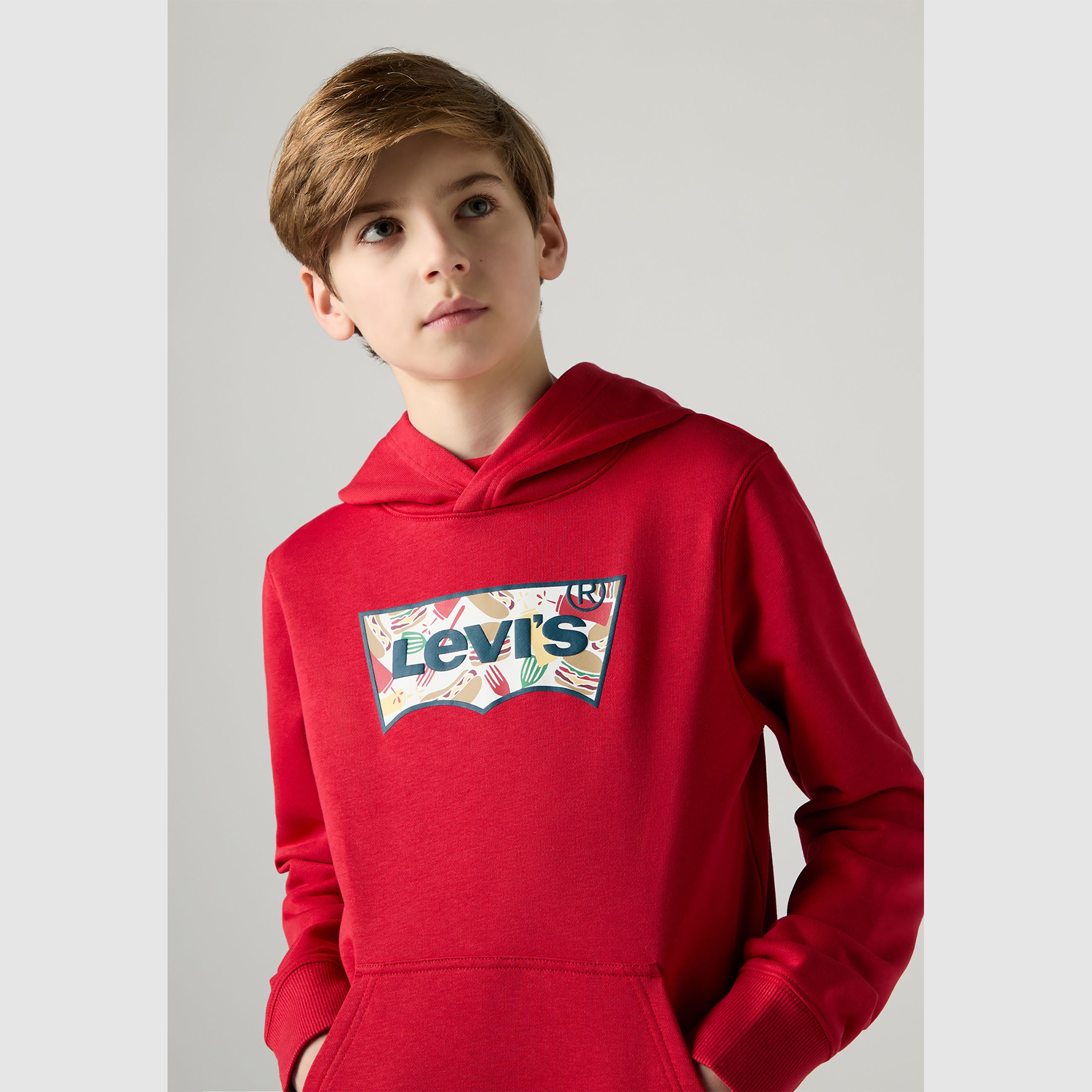 Teenager Barbecue Batwing Pullover Hoodie 4