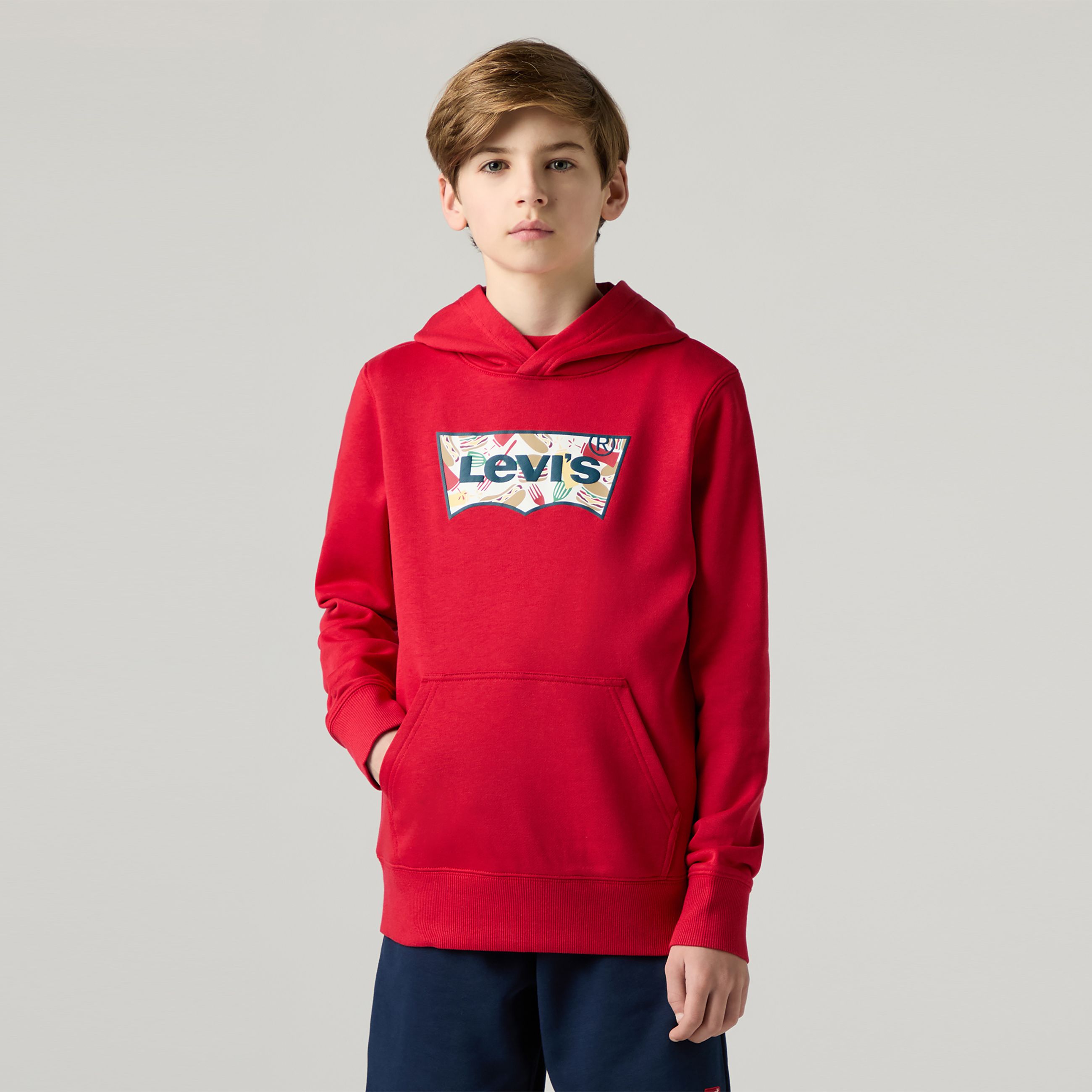 Teenager Barbecue Batwing Pullover Hoodie 1