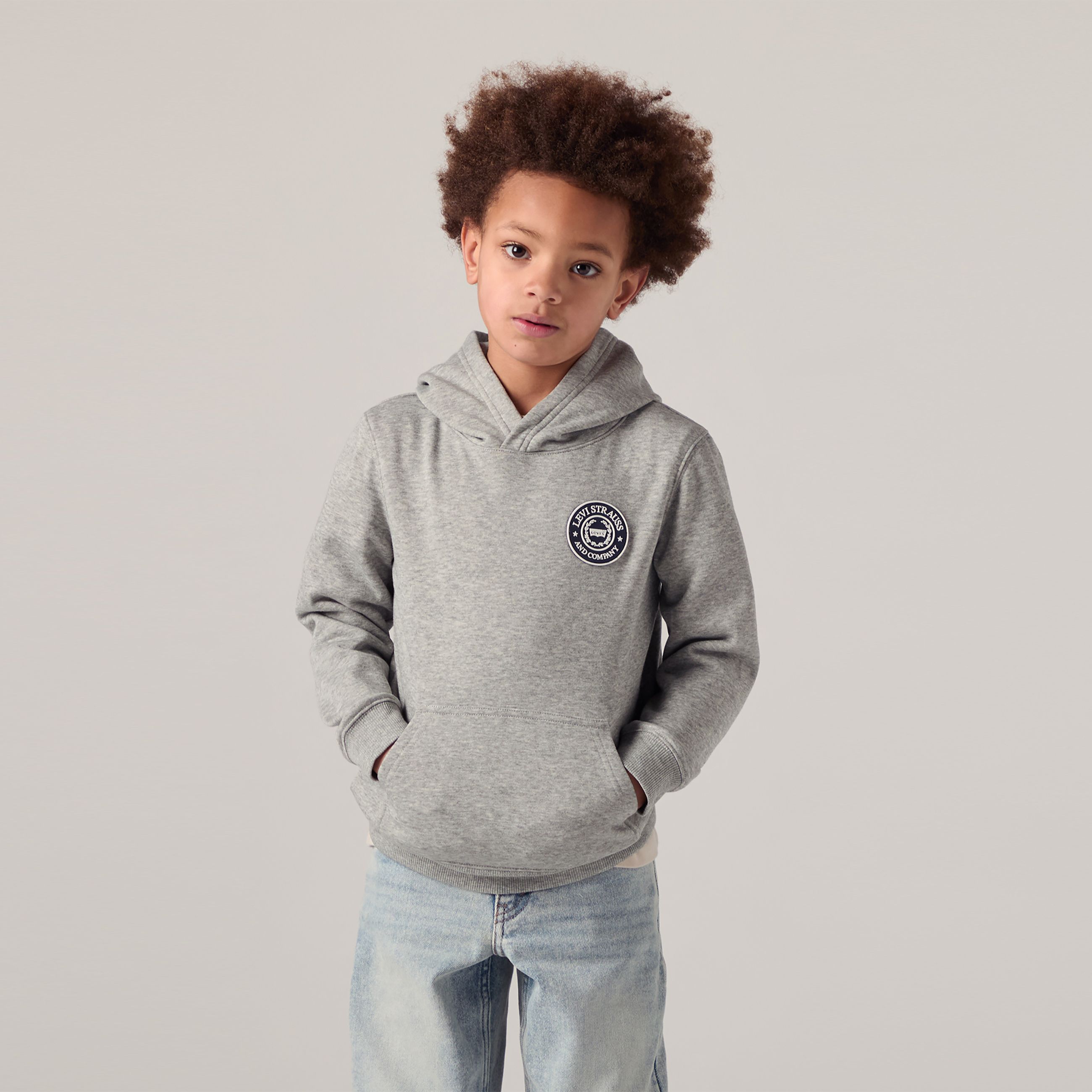 Kids Modern Crest Pullover Hoodie 14