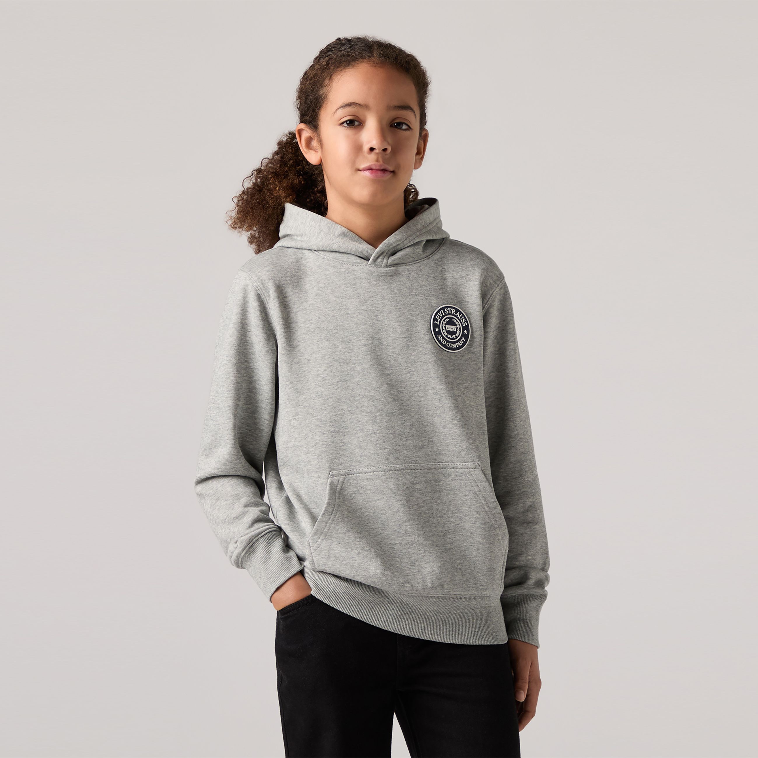 Teenager Modern Crest Pullover Hoodie 11