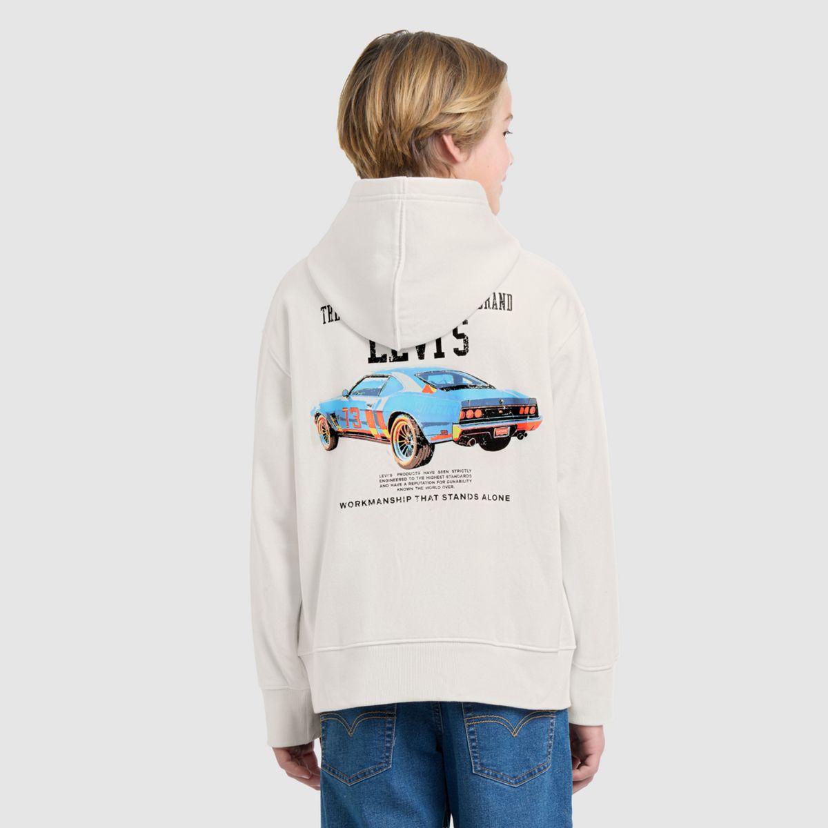 TeenagerThe Engine Hoodie — Levi'S Egret - White