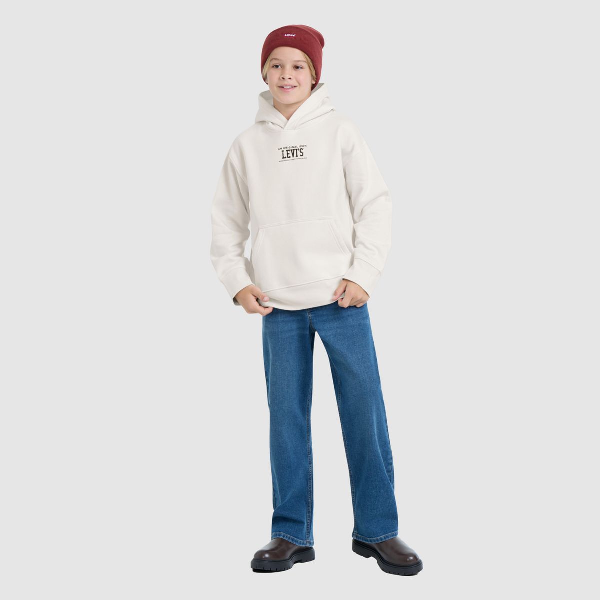 TeenagerThe Engine Hoodie — Levi'S Egret - White