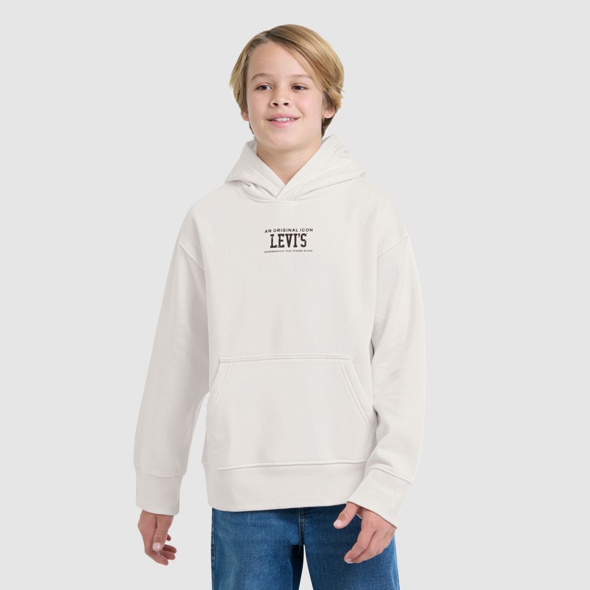 TeenagerThe Engine Hoodie — Levi'S Egret - White