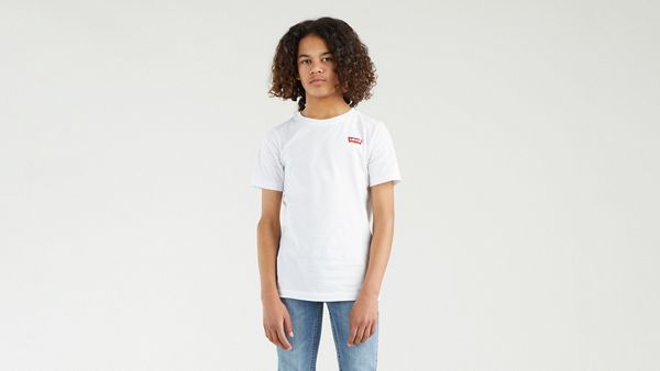 Teenager Batwing  Tee — White - White