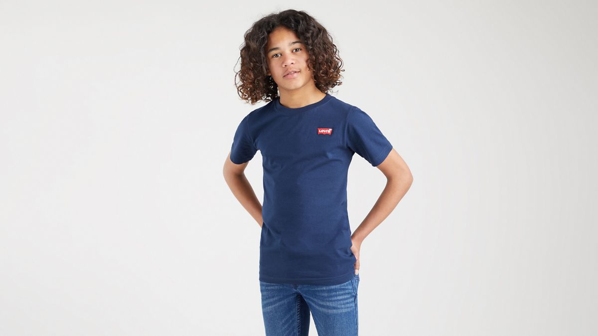 Teenager Batwing  Tee — Dress Blues - Blue