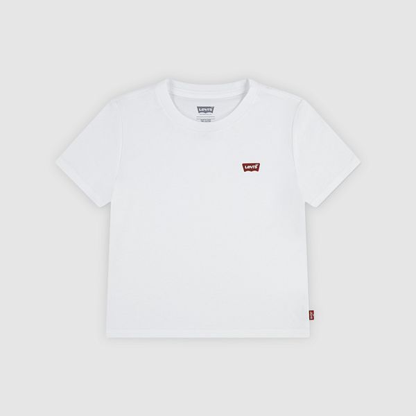Baby Batwing Chest Hit Tee — White - White